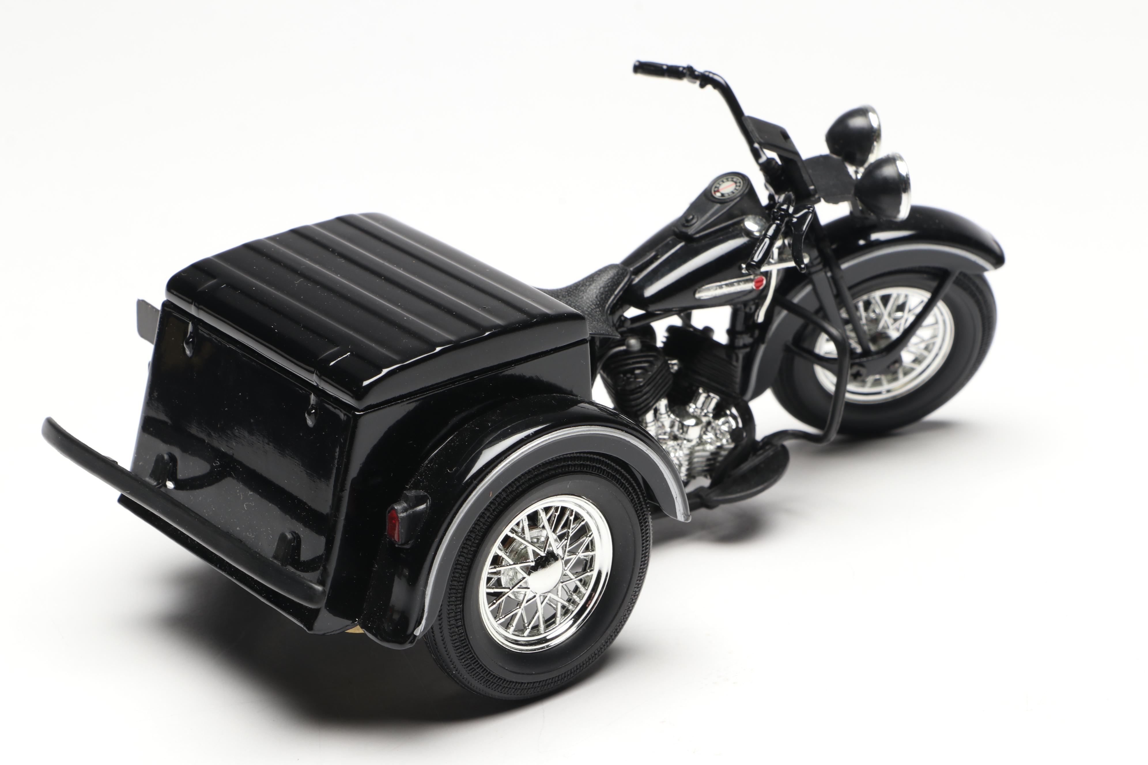1947 Servi-Car Bank and Other Harley-Davidson Diecast Models and Coin Banks