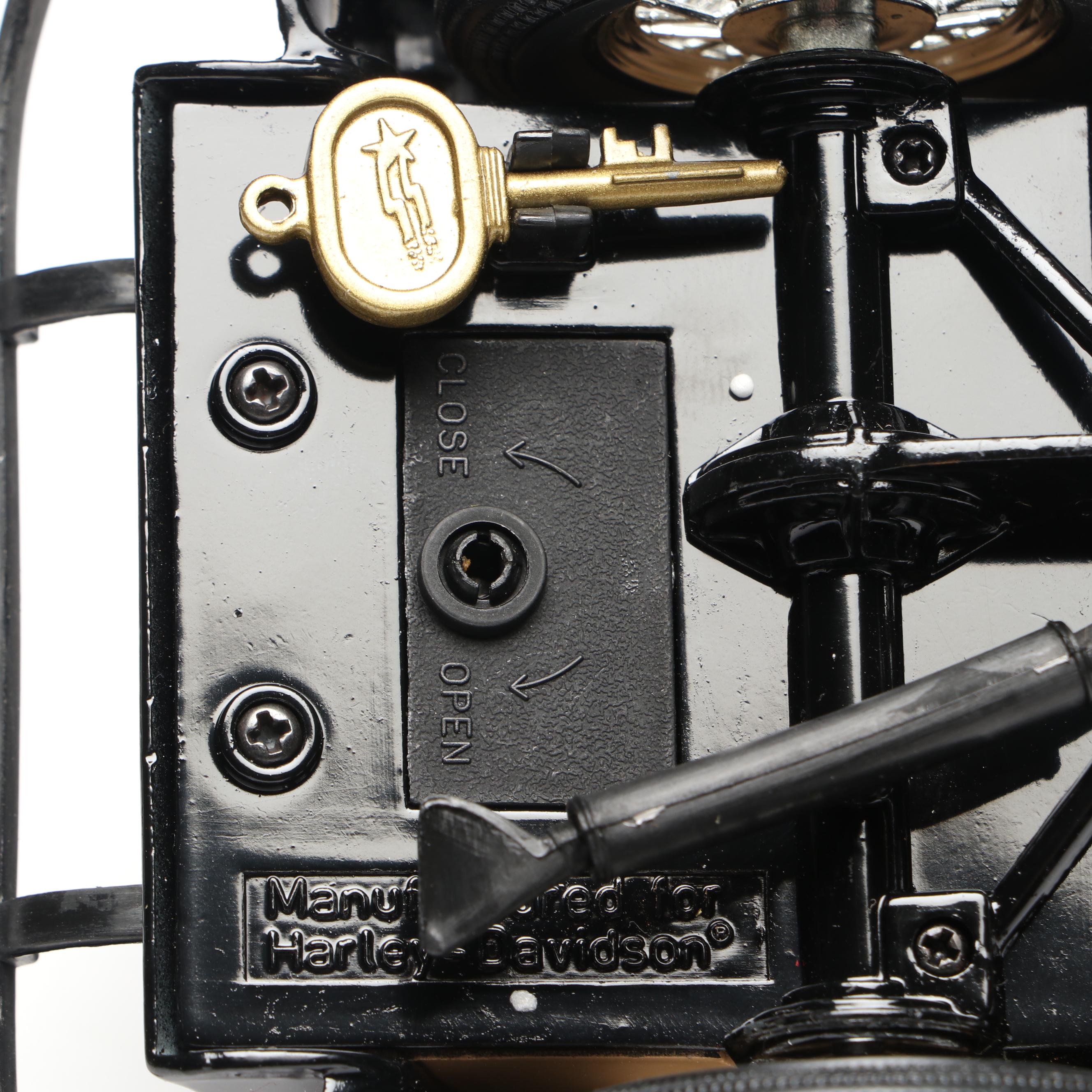 1947 Servi-Car Bank and Other Harley-Davidson Diecast Models and Coin Banks