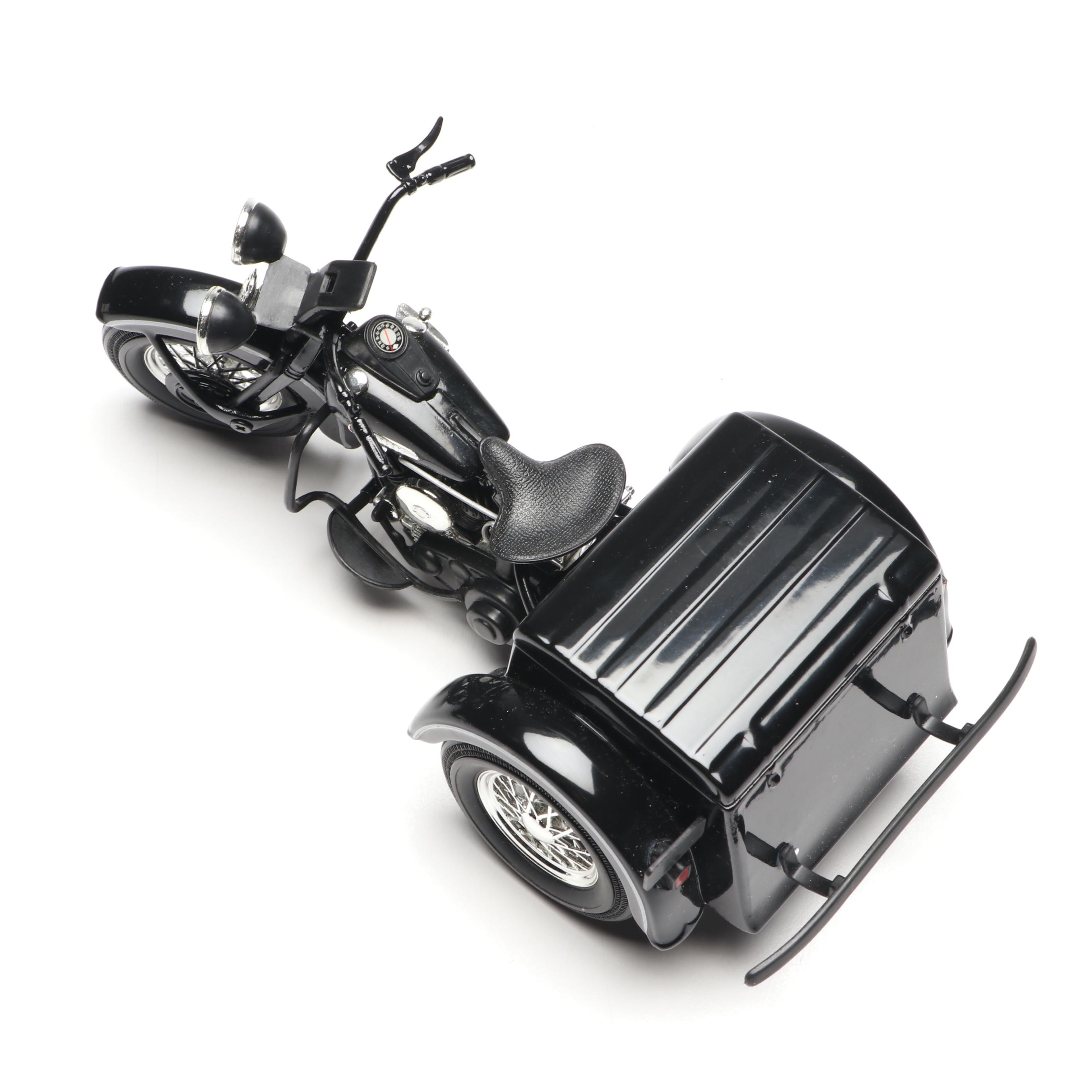 1947 Servi-Car Bank and Other Harley-Davidson Diecast Models and Coin Banks