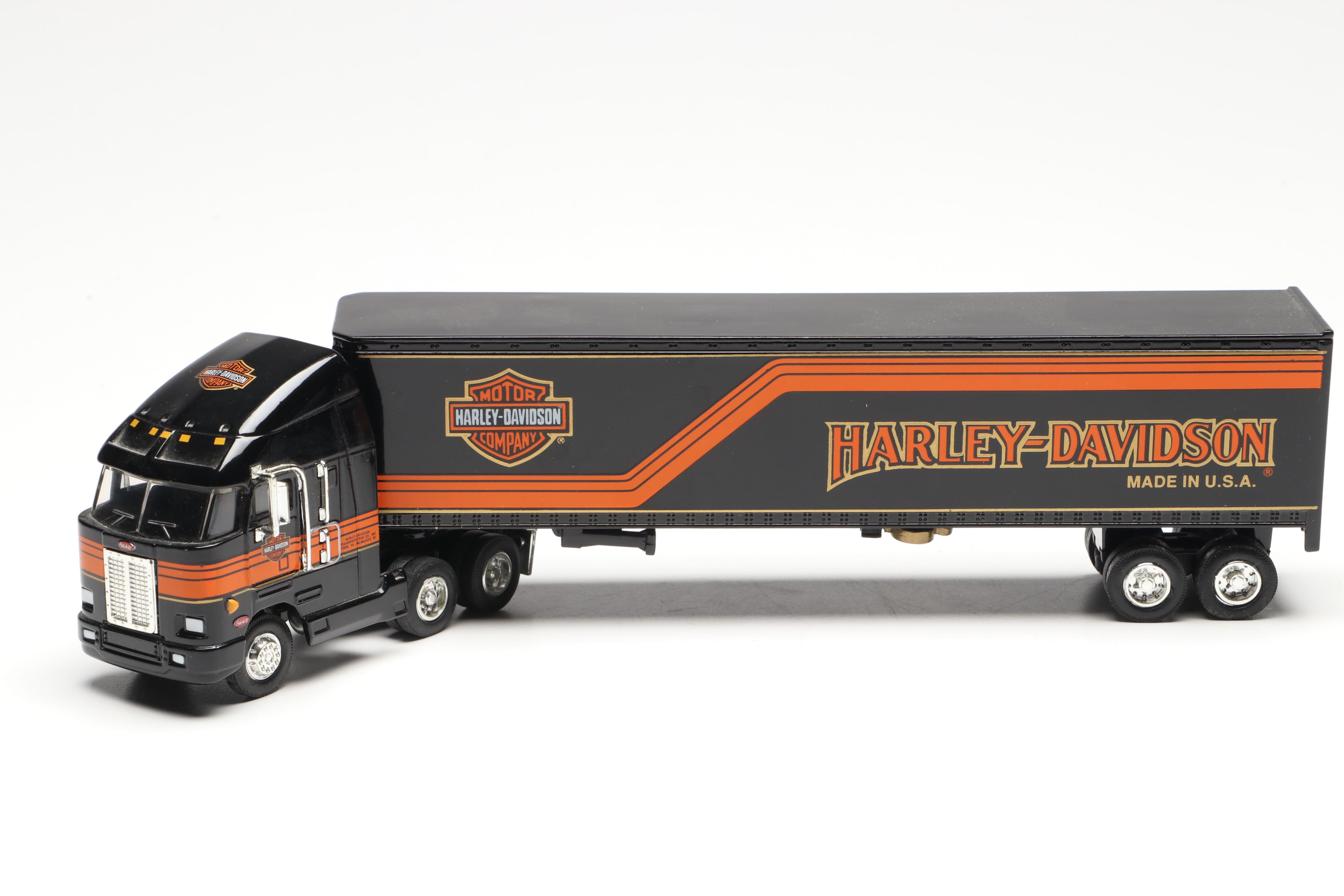 1947 Servi-Car Bank and Other Harley-Davidson Diecast Models and Coin Banks