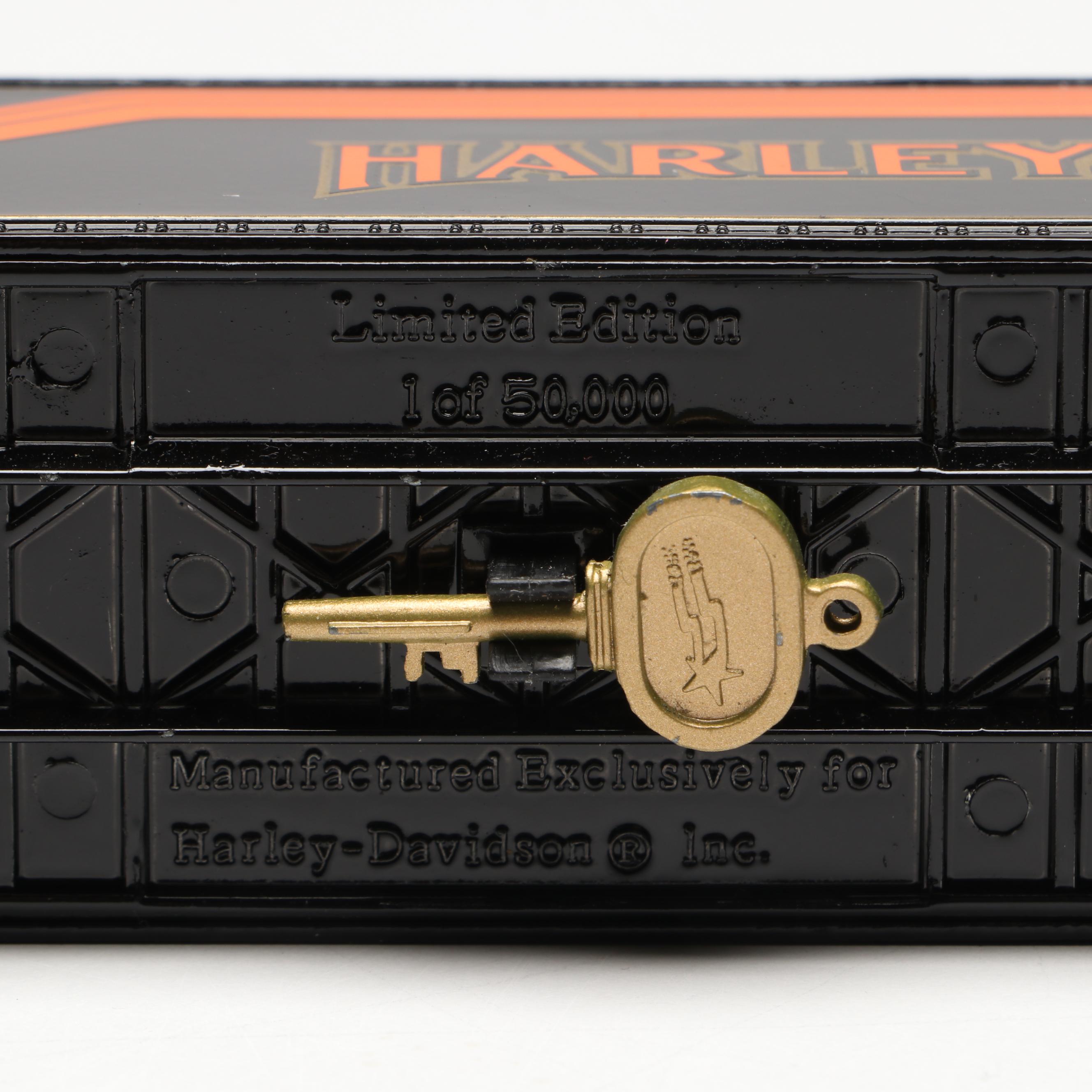 1947 Servi-Car Bank and Other Harley-Davidson Diecast Models and Coin Banks