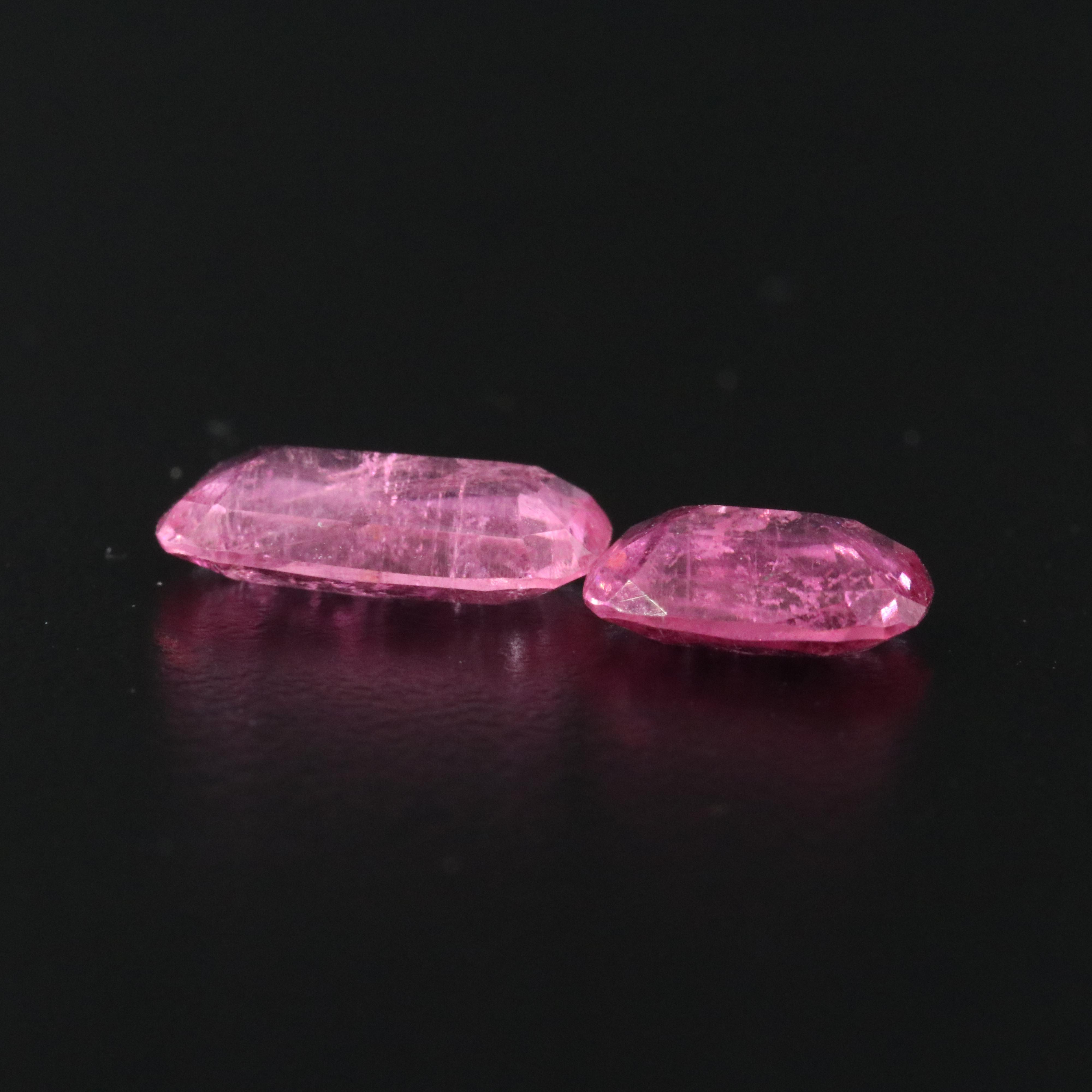 Loose 9.37 CTW Pink Tourmalines