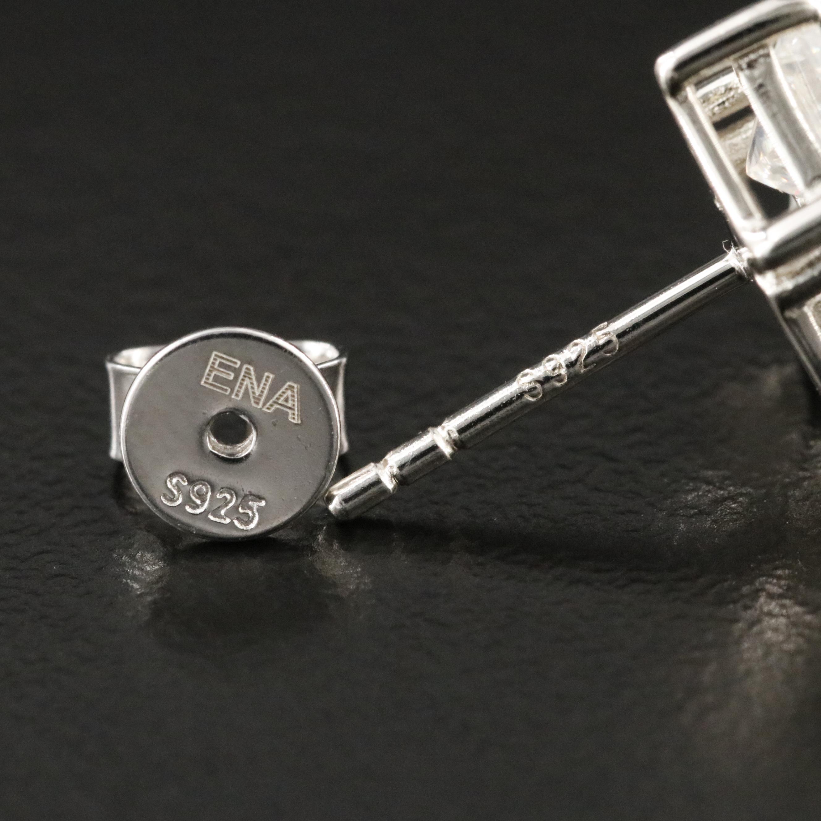 Sterling Moissanite Earrings