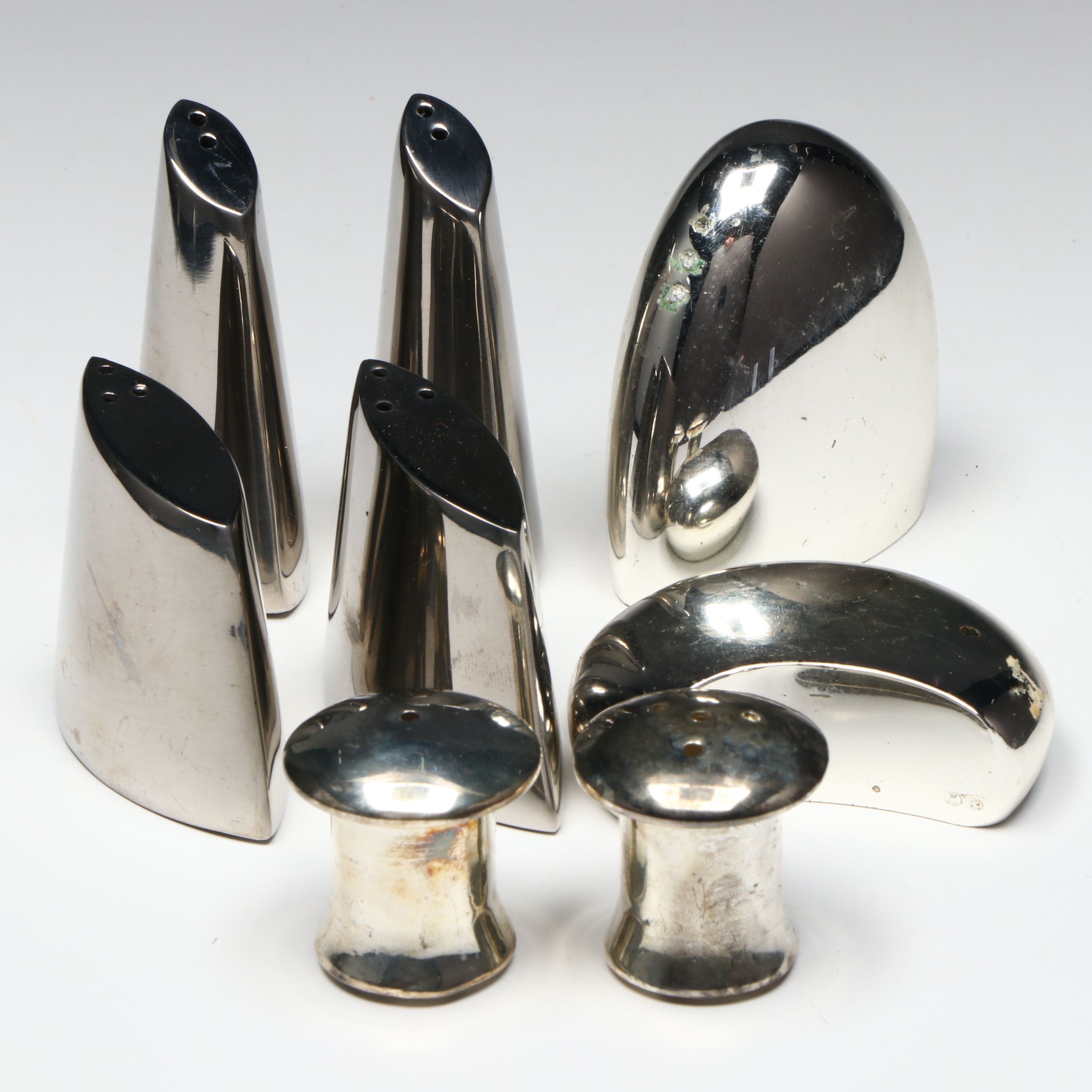 Michael Aram and Joya's Design Abstract Style Salt and Pepper Shakers