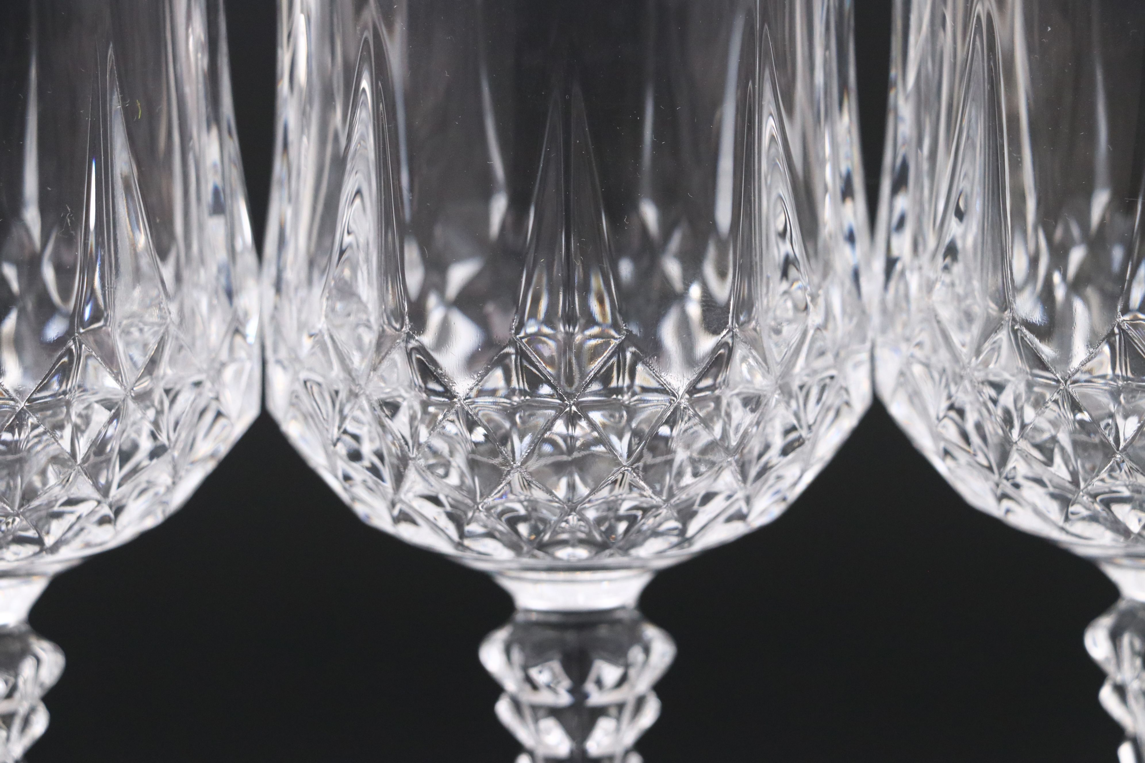 Cristal d'Arques-Durand "Longchamp" Crystal Wine Glasses