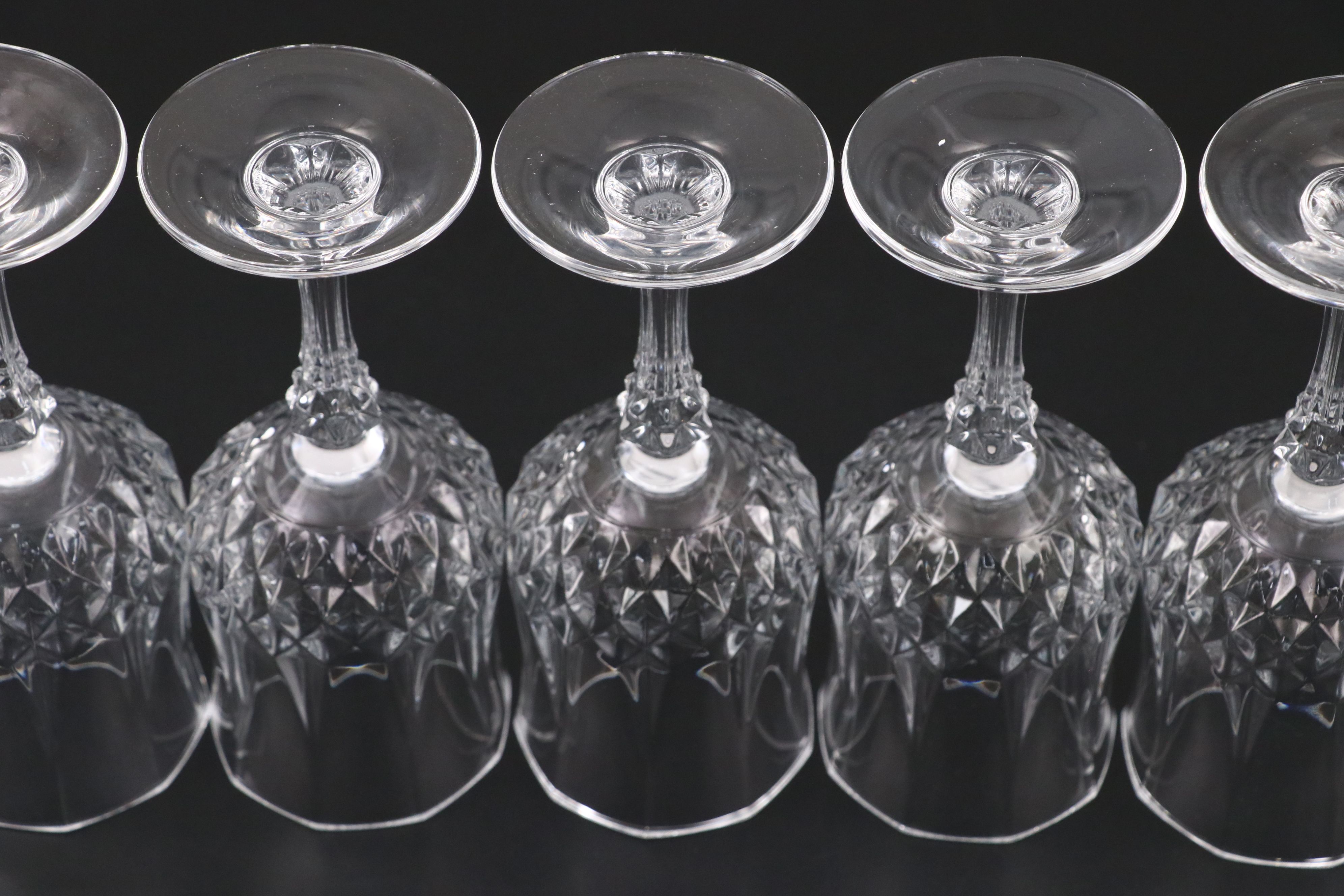 Cristal d'Arques-Durand "Longchamp" Crystal Wine Glasses