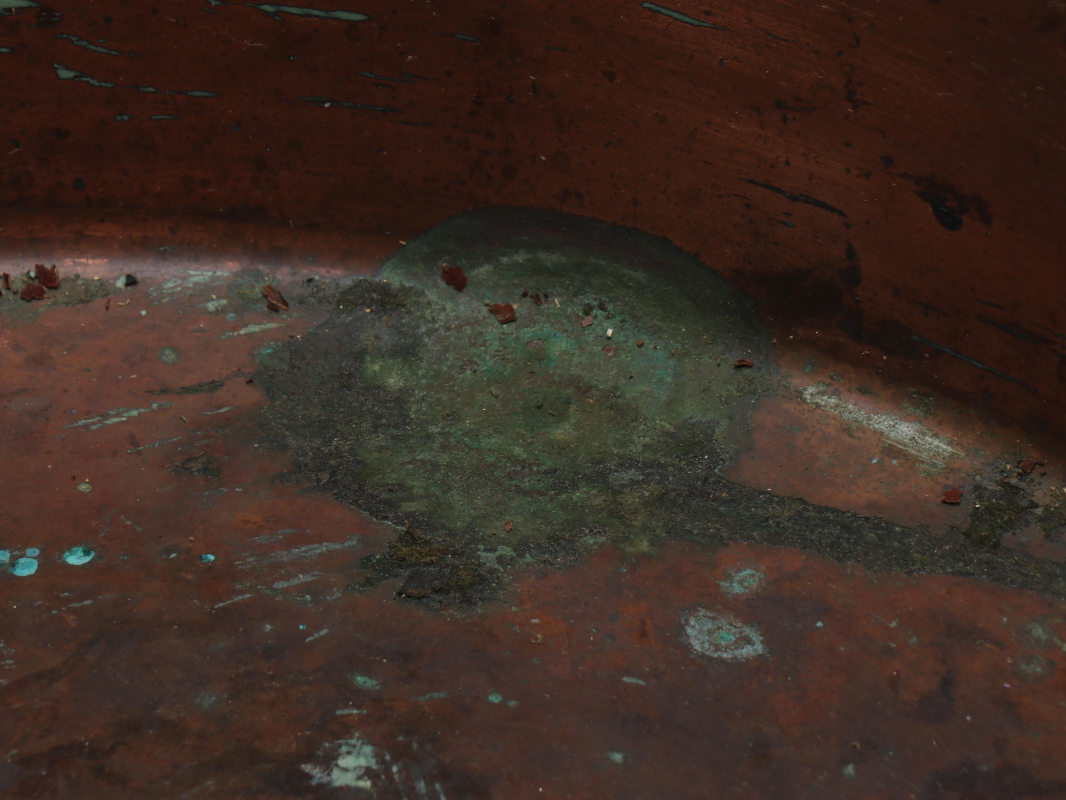 French Style Copper Handled Pot with Brass Handles, 20th Century