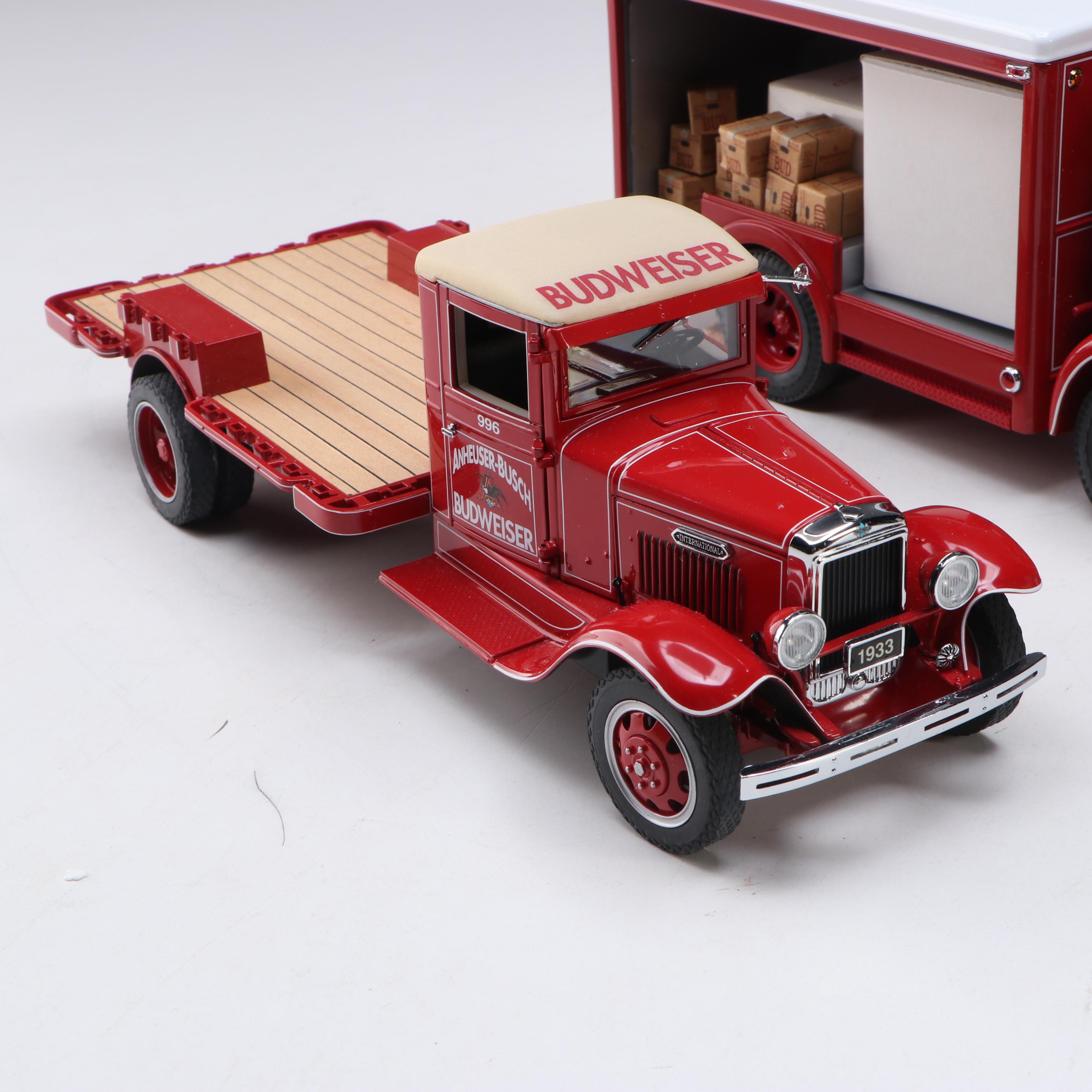 Anheuser-Busch 1933 and 1955 Budweiser Delivery Trucks
