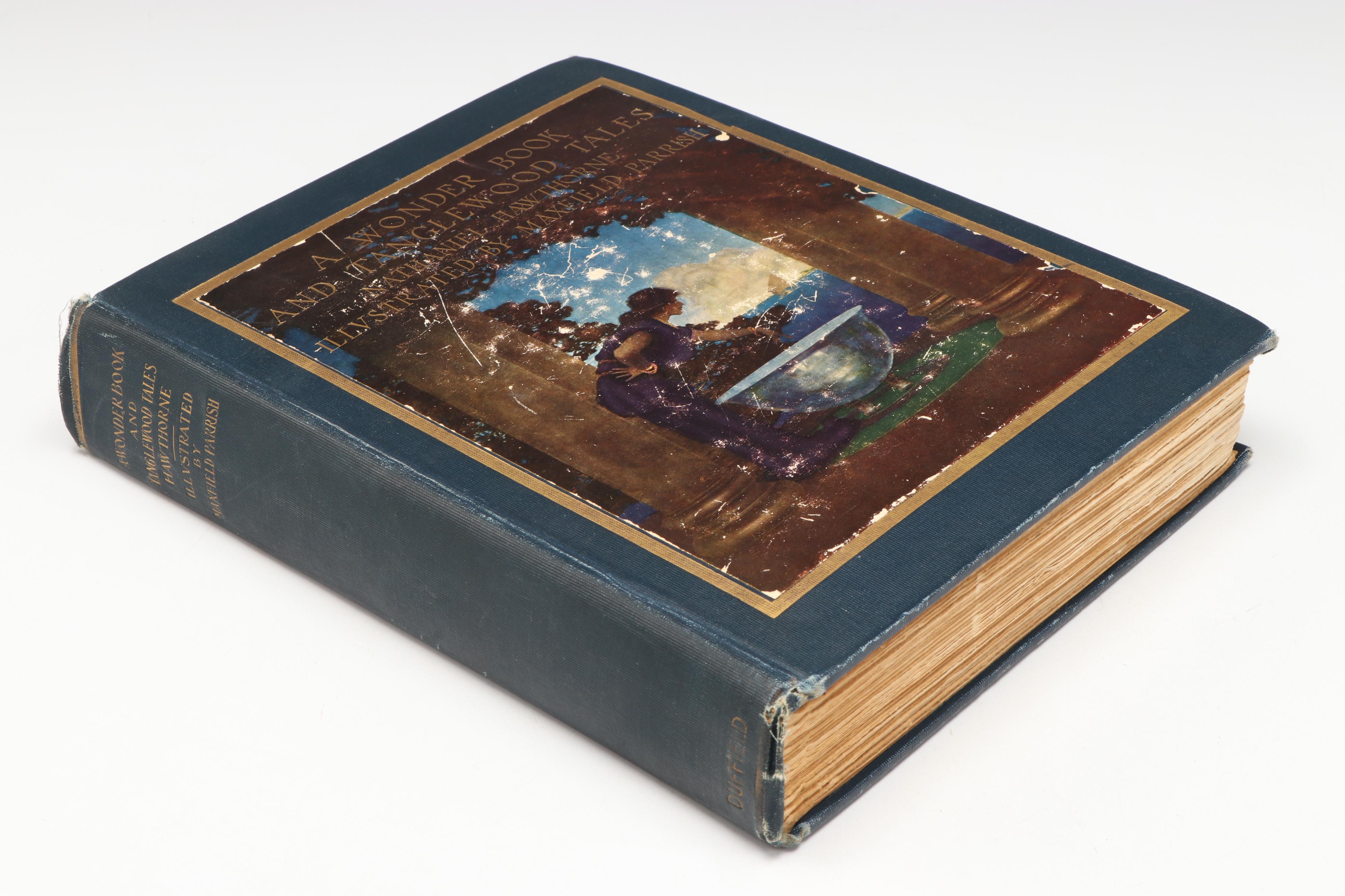 Maxfield Parrish Illustrated "A Wonder Book" and More by Nathaniel Hawthorne