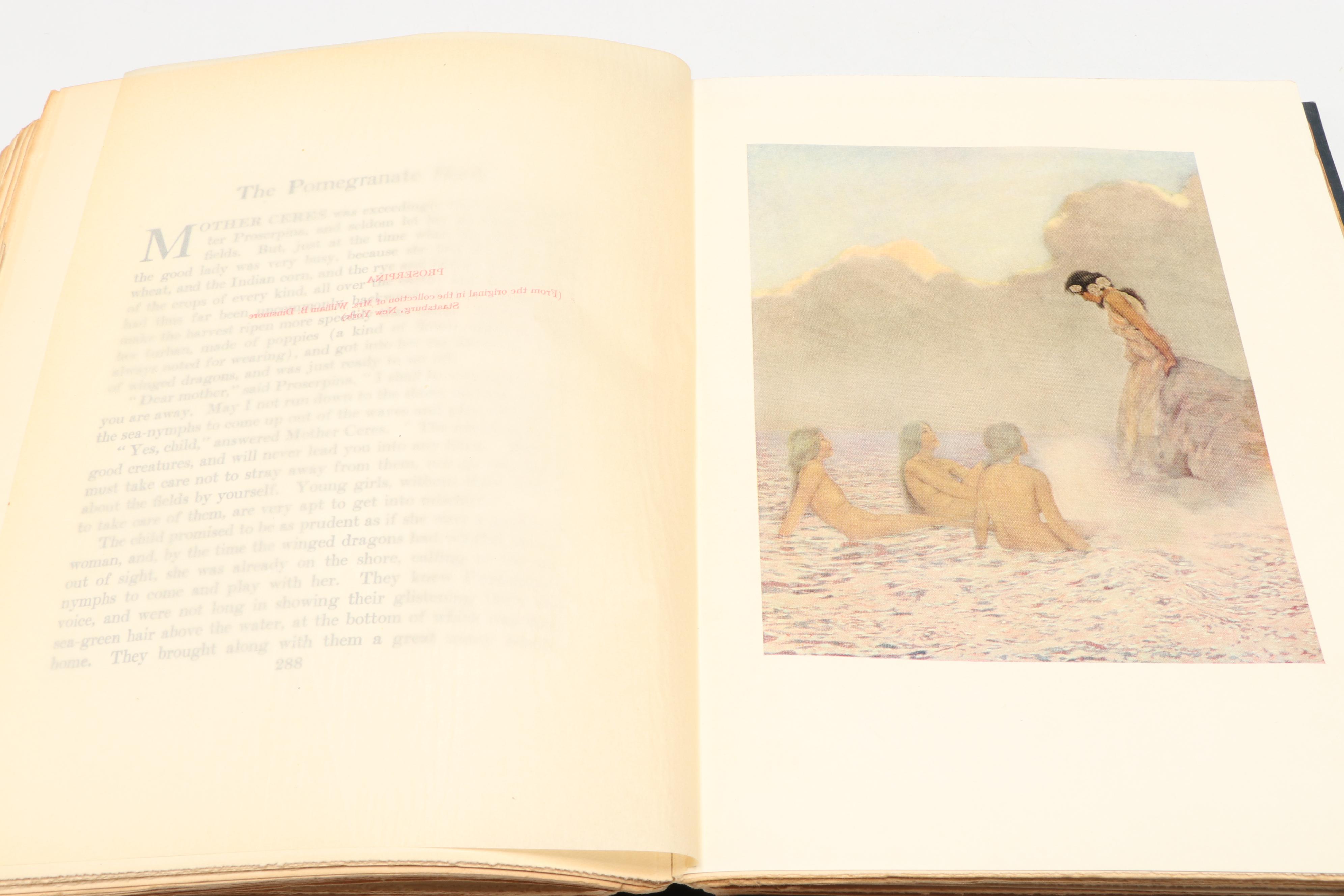 Maxfield Parrish Illustrated "A Wonder Book" and More by Nathaniel Hawthorne