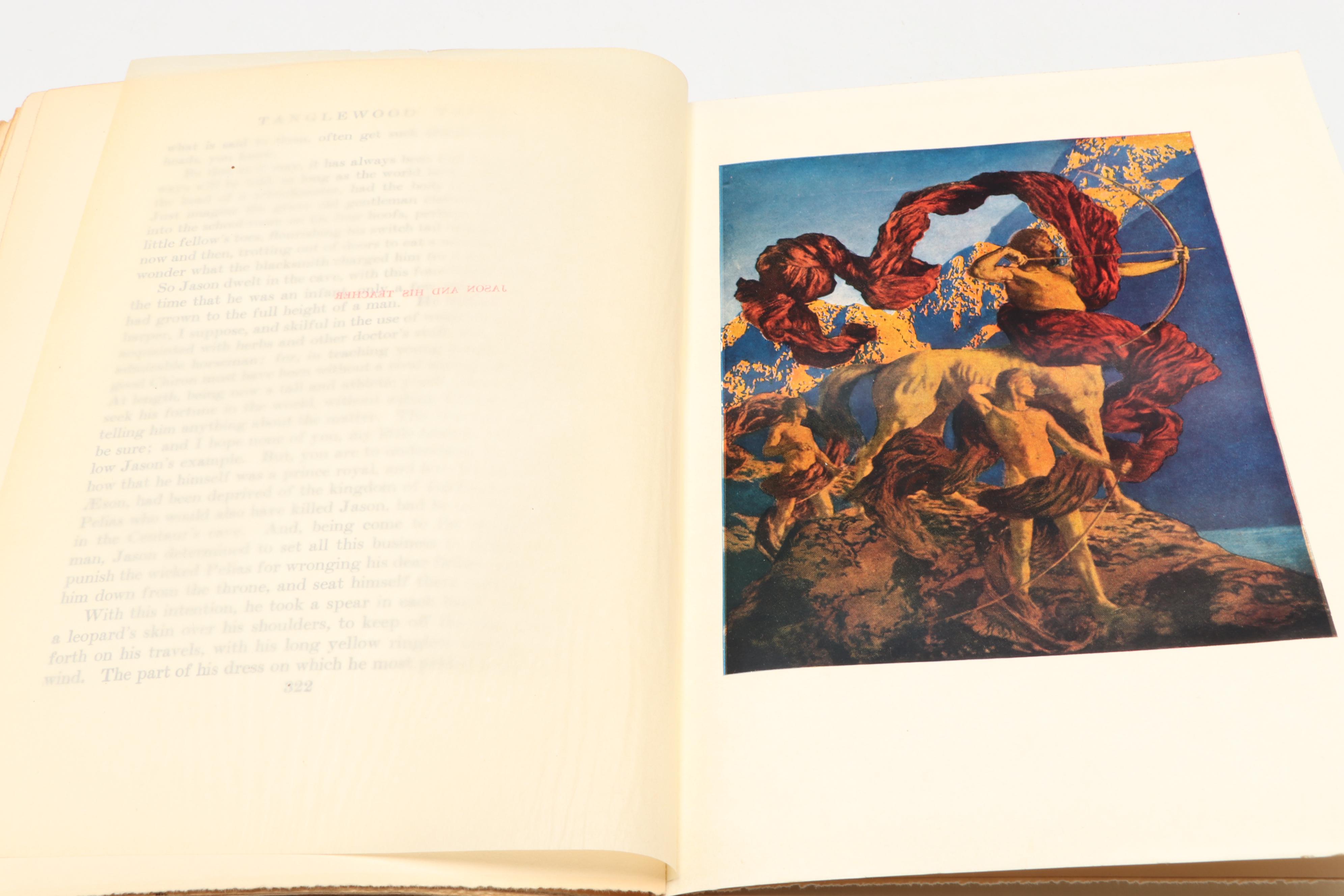 Maxfield Parrish Illustrated "A Wonder Book" and More by Nathaniel Hawthorne