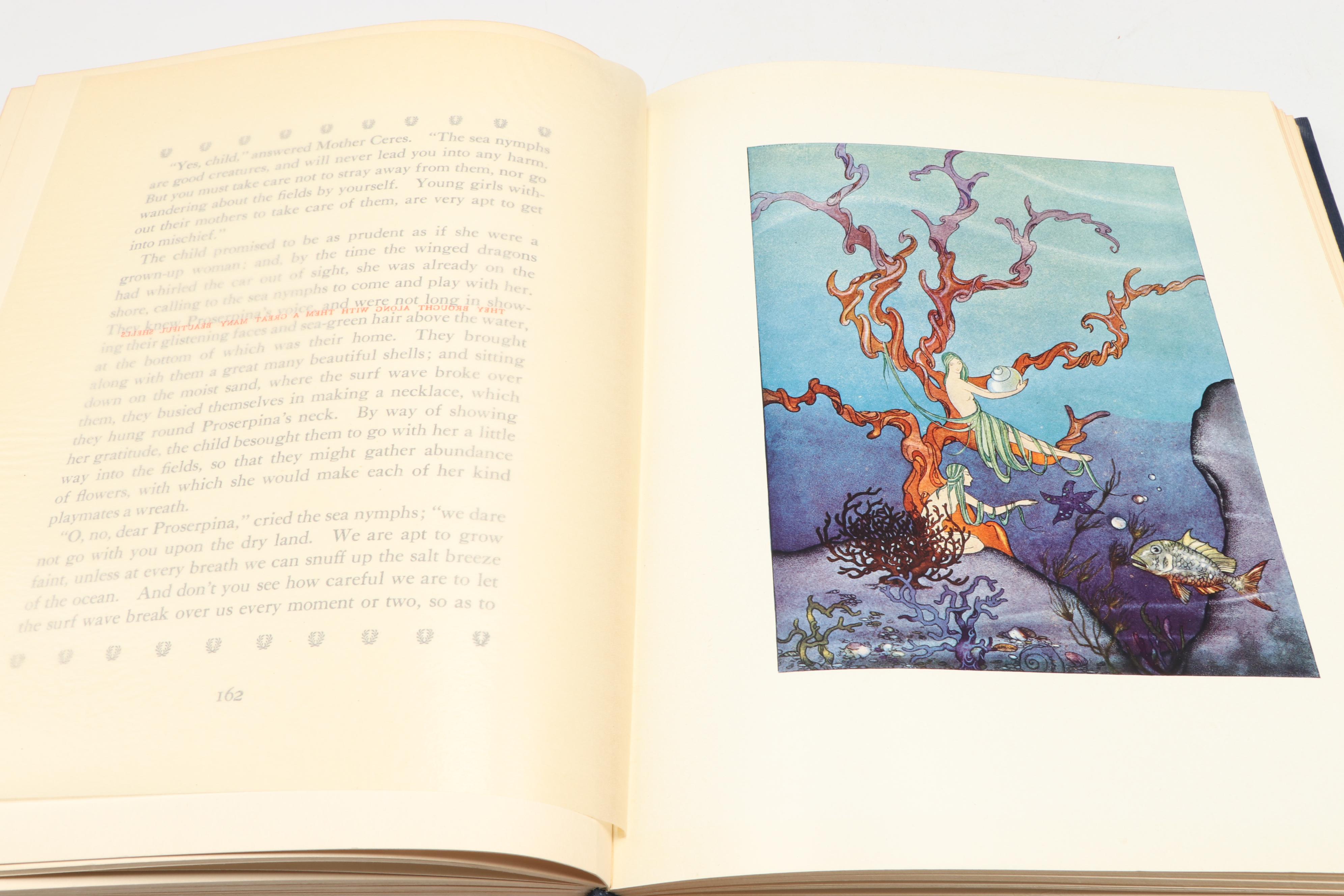 Maxfield Parrish Illustrated "A Wonder Book" and More by Nathaniel Hawthorne