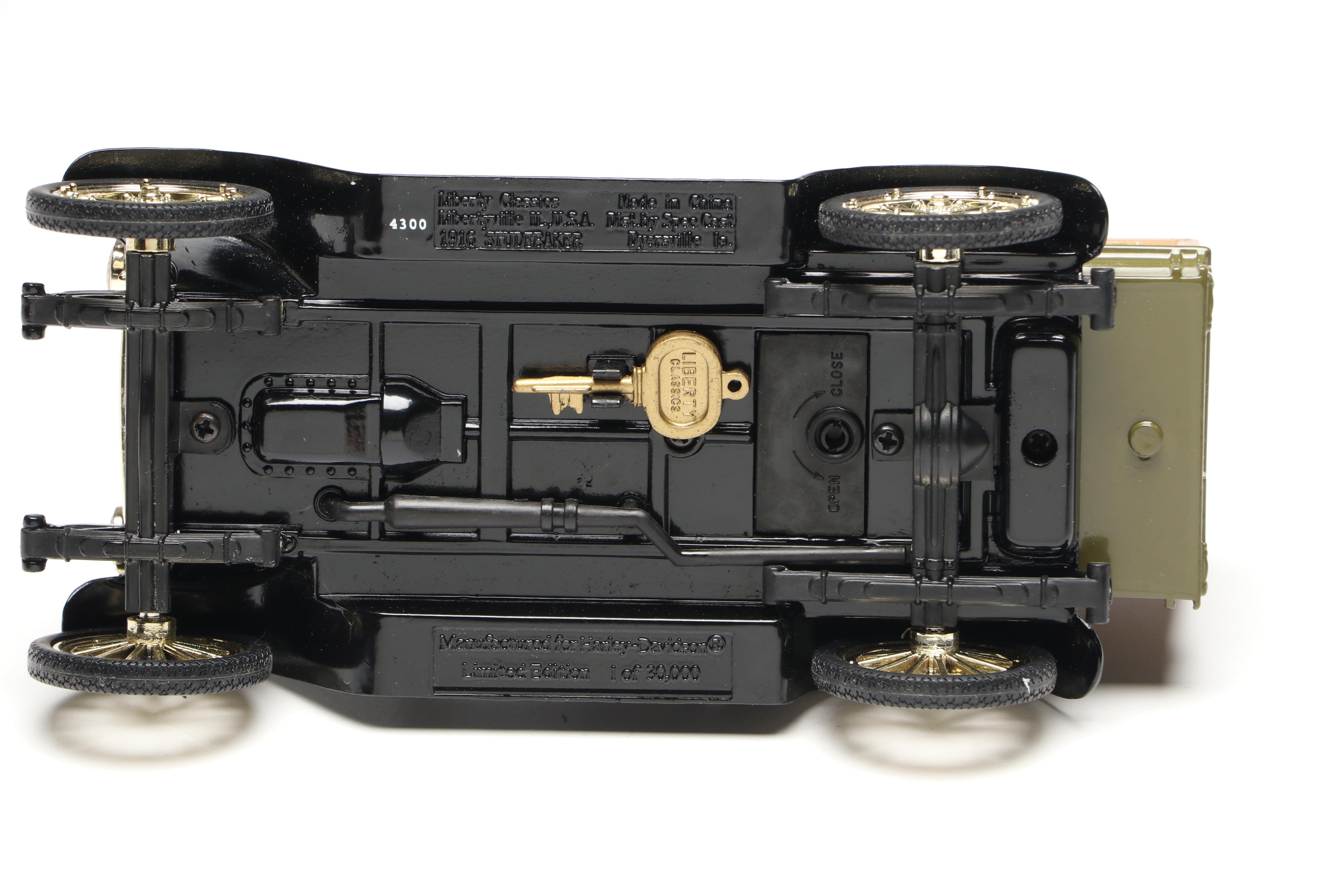 Liberty Classics 1916 Studebaker with Harley Davidson Memorabilia