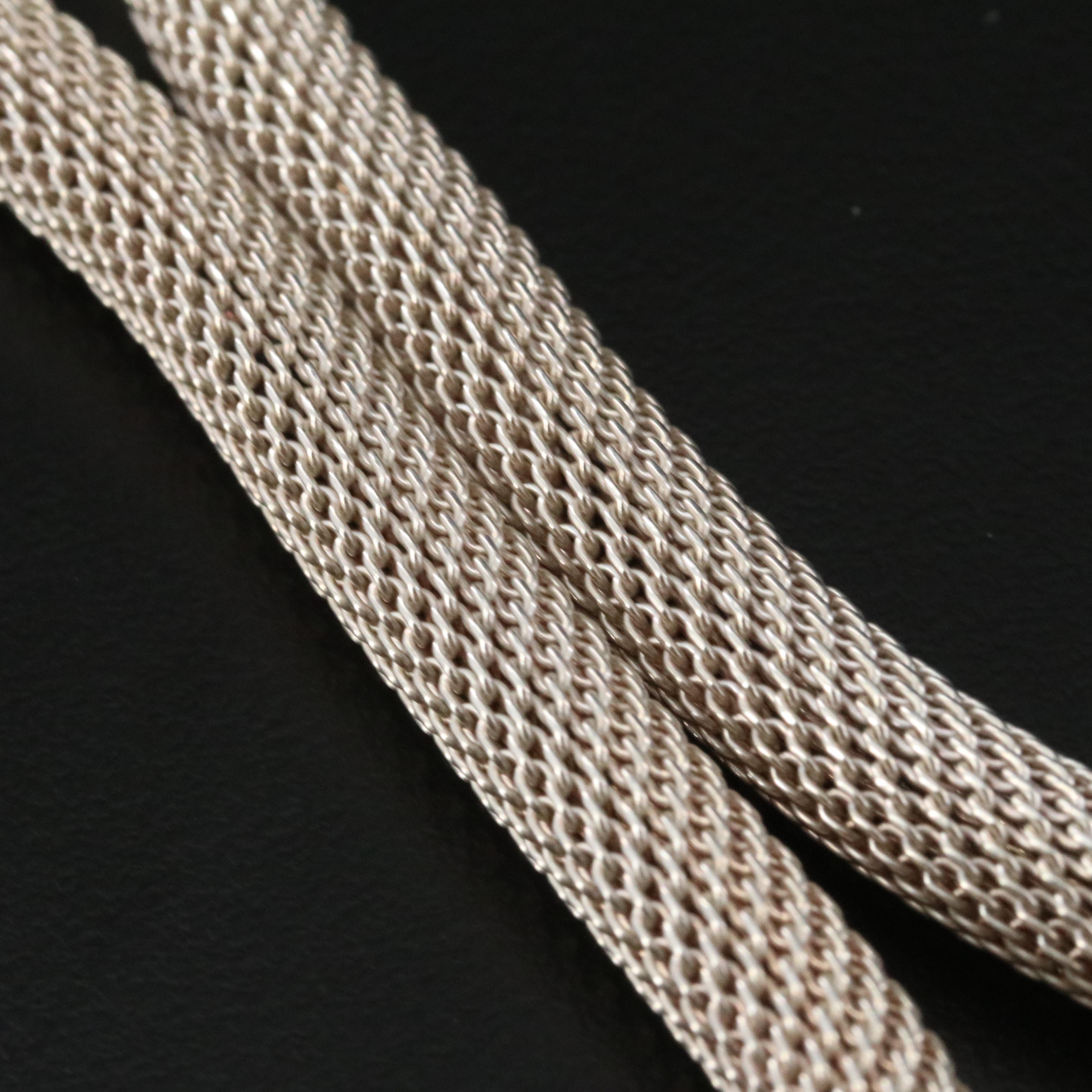 Joseph Esposito Sterling Mesh Necklace