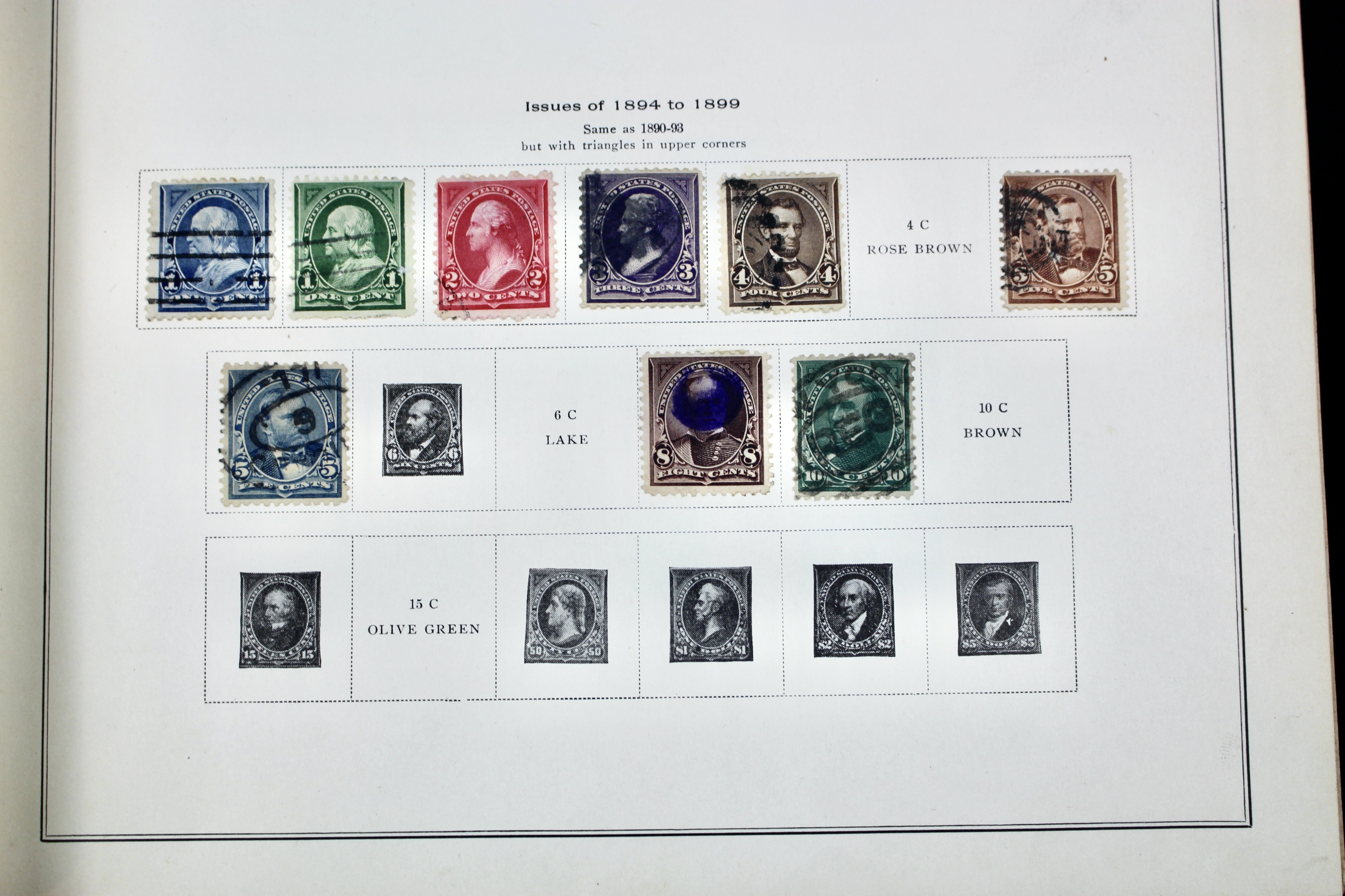 U.S. Postage Stamp Collection, 1860 to 1940s