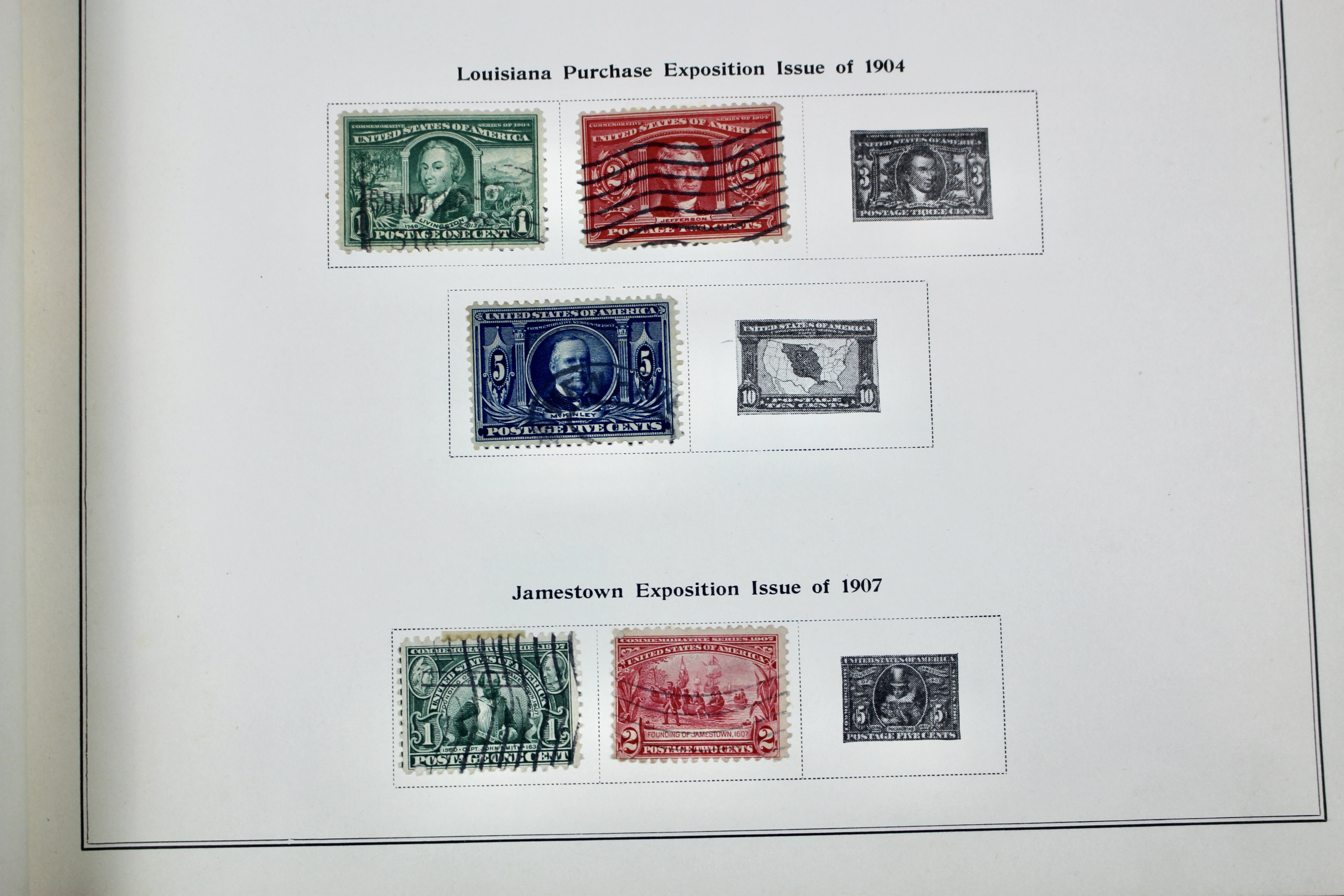 U.S. Postage Stamp Collection, 1860 to 1940s