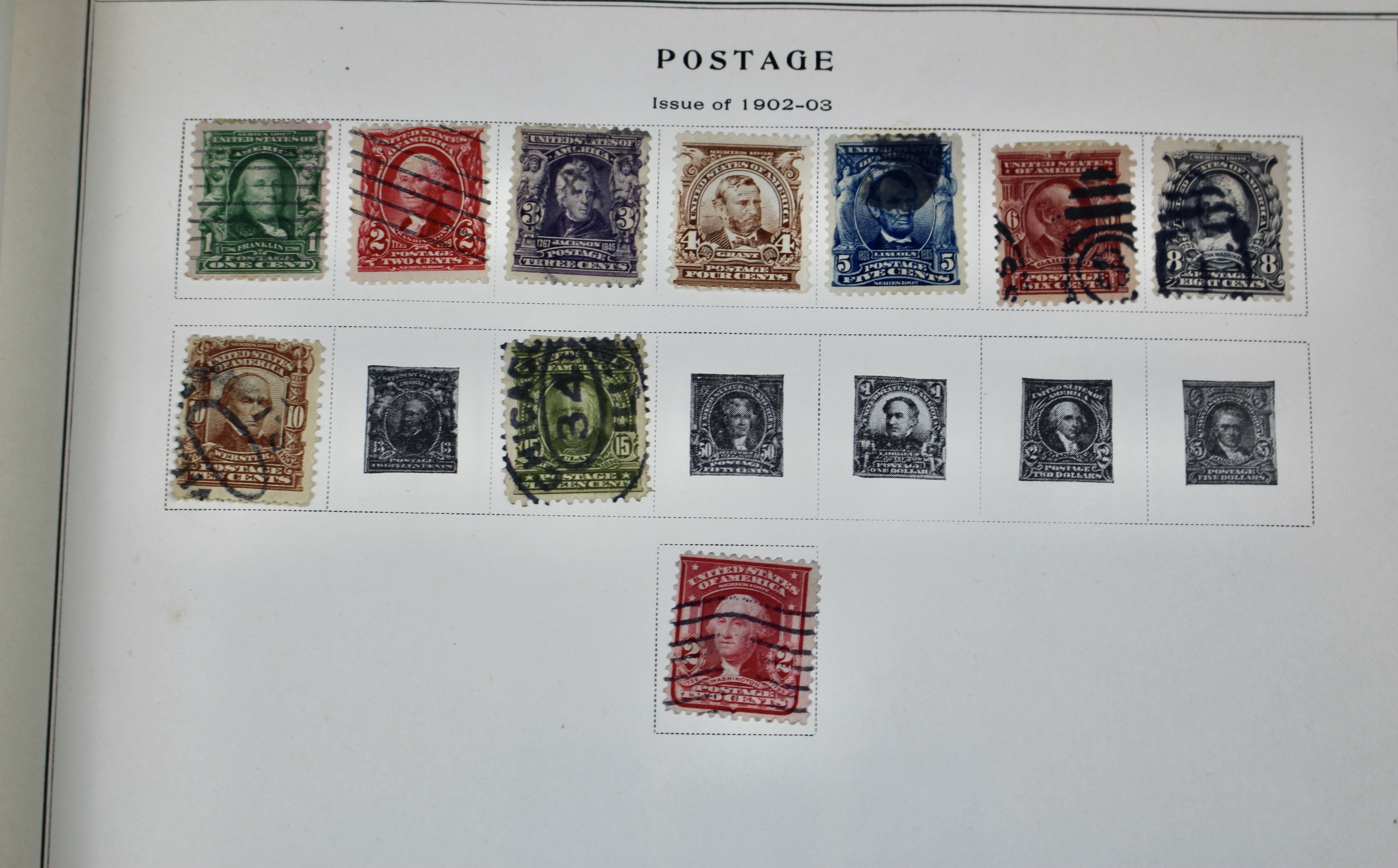 U.S. Postage Stamp Collection, 1860 to 1940s