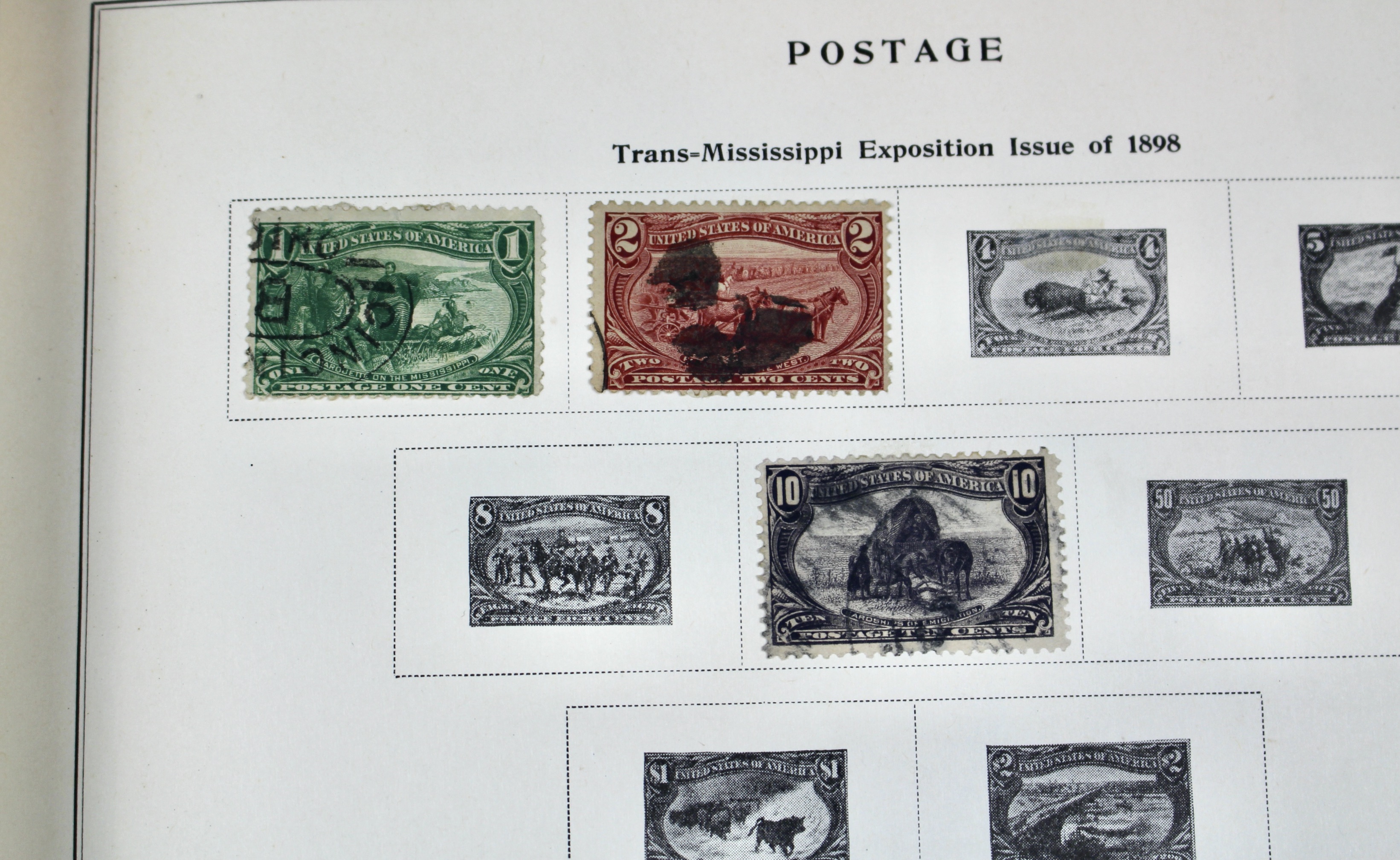 U.S. Postage Stamp Collection, 1860 to 1940s