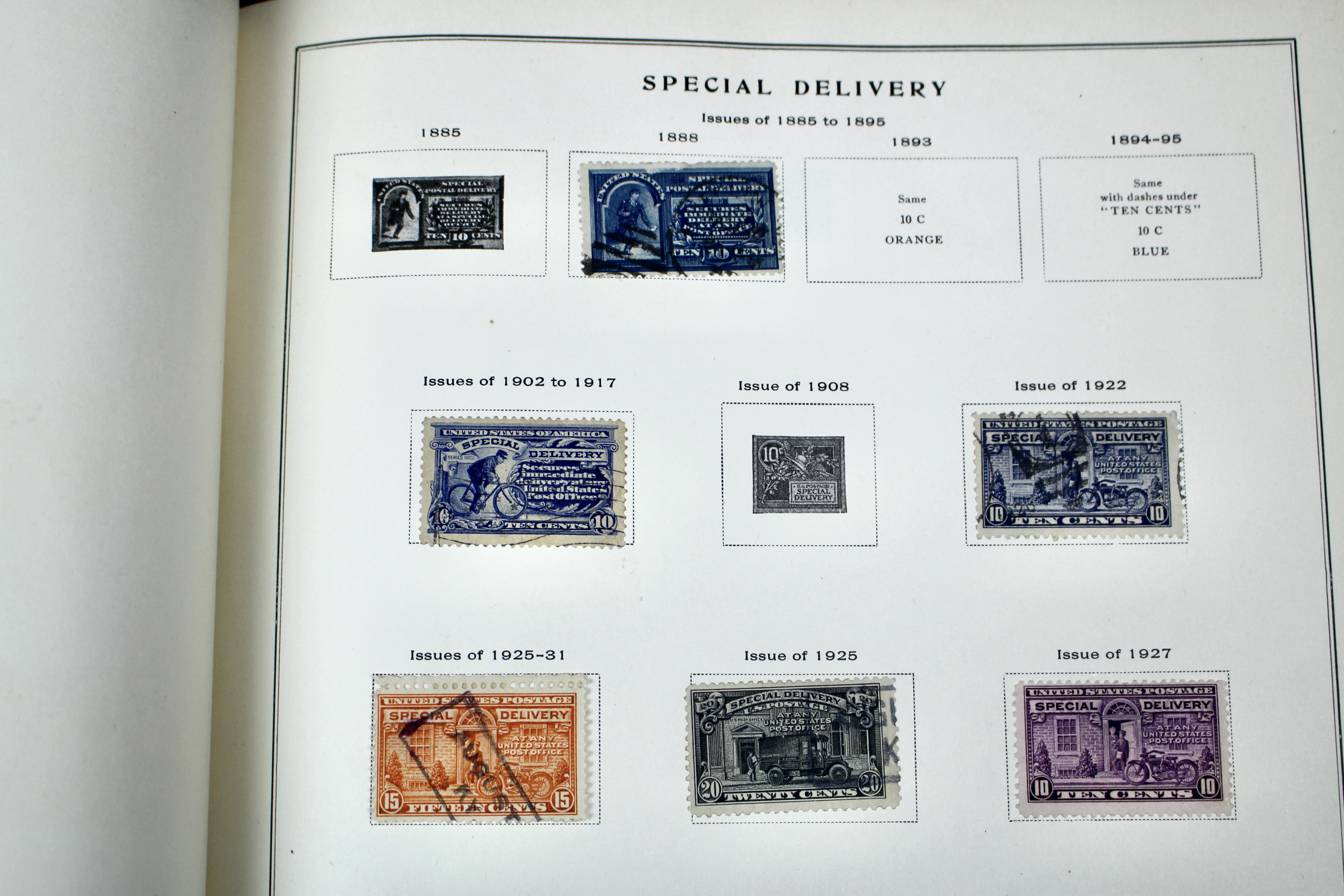 U.S. Postage Stamp Collection, 1860 to 1940s