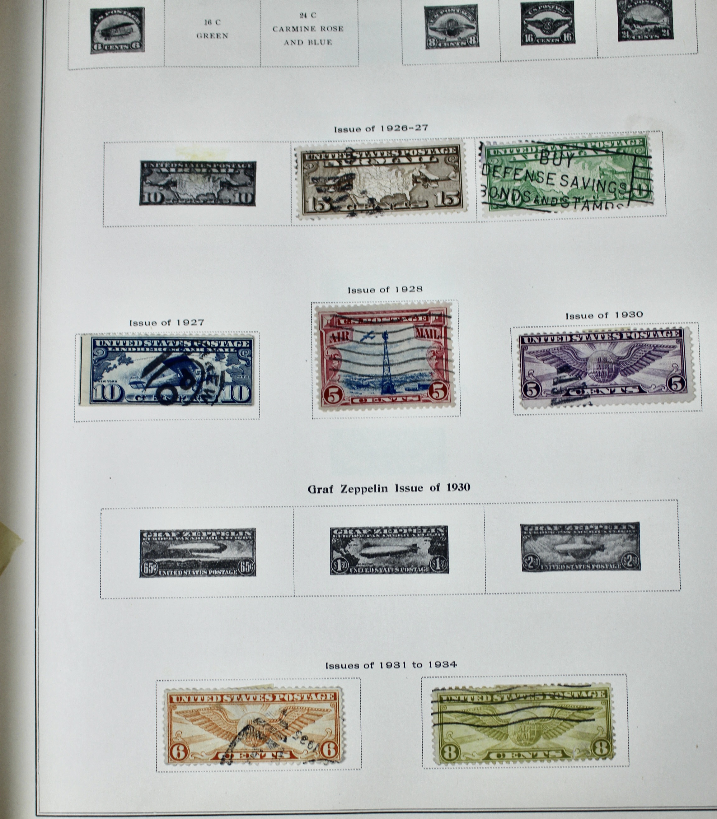 U.S. Postage Stamp Collection, 1860 to 1940s