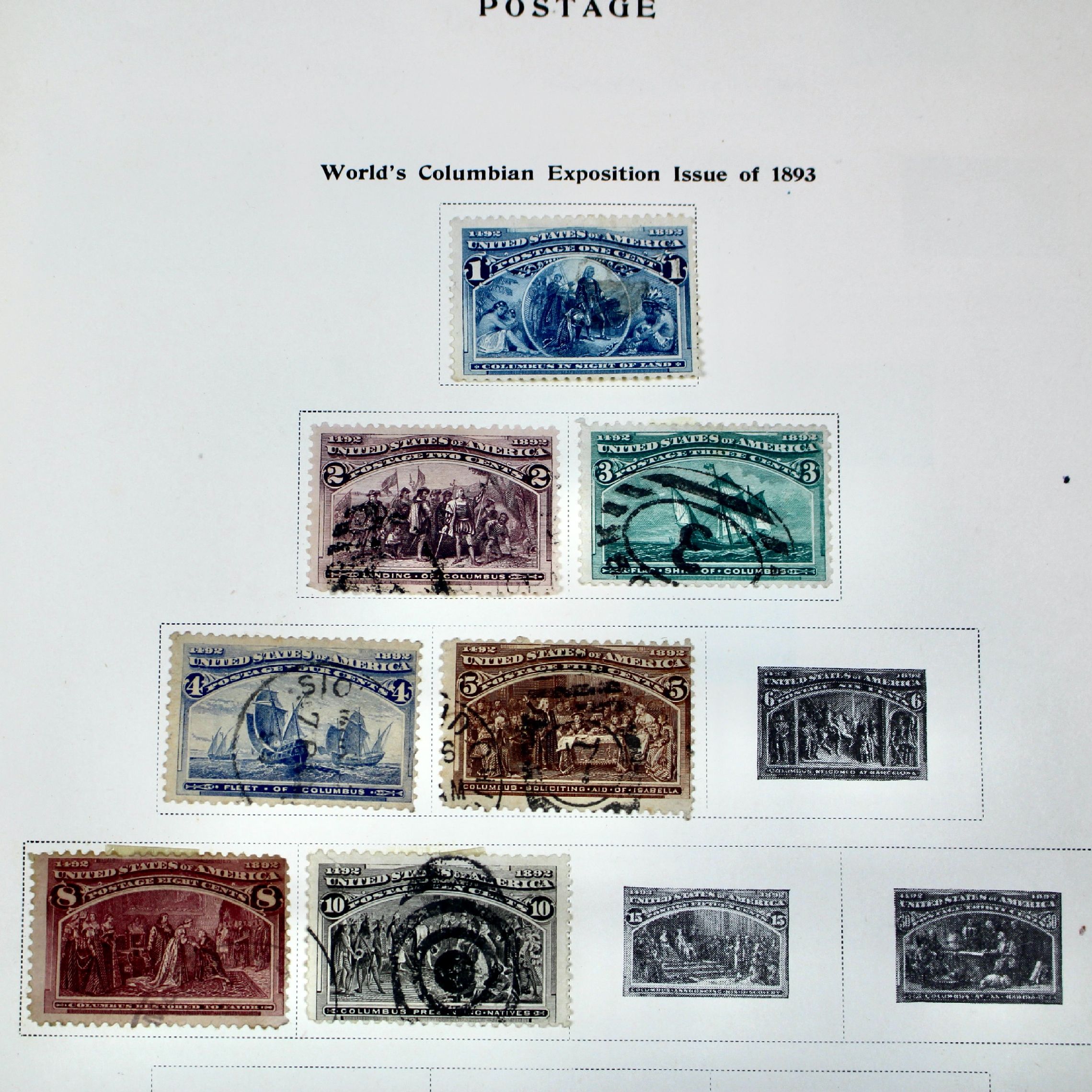 U.S. Postage Stamp Collection, 1860 to 1940s