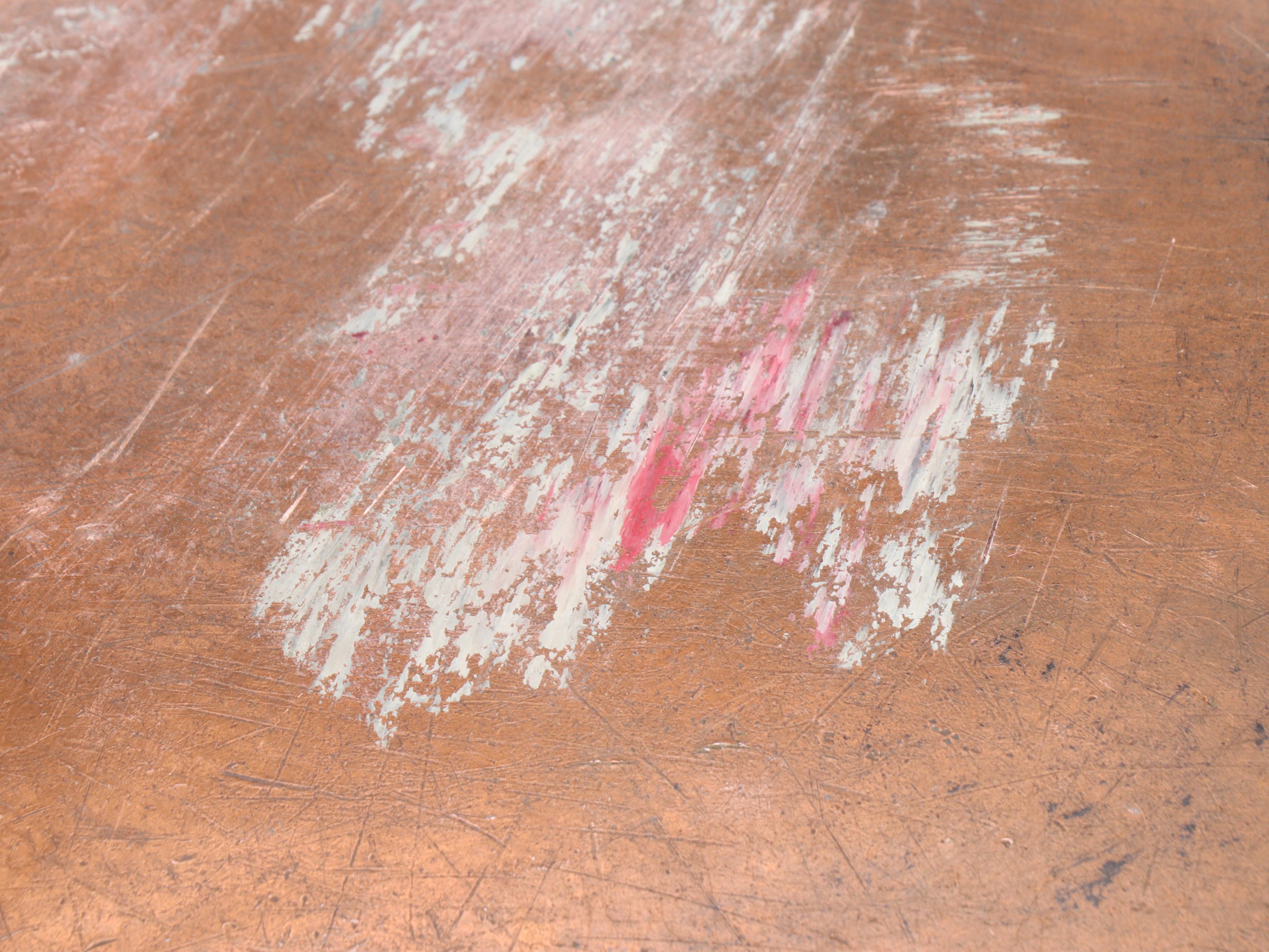 French Style Copper Plated Jam Pot with Iron Handles, 20th Century