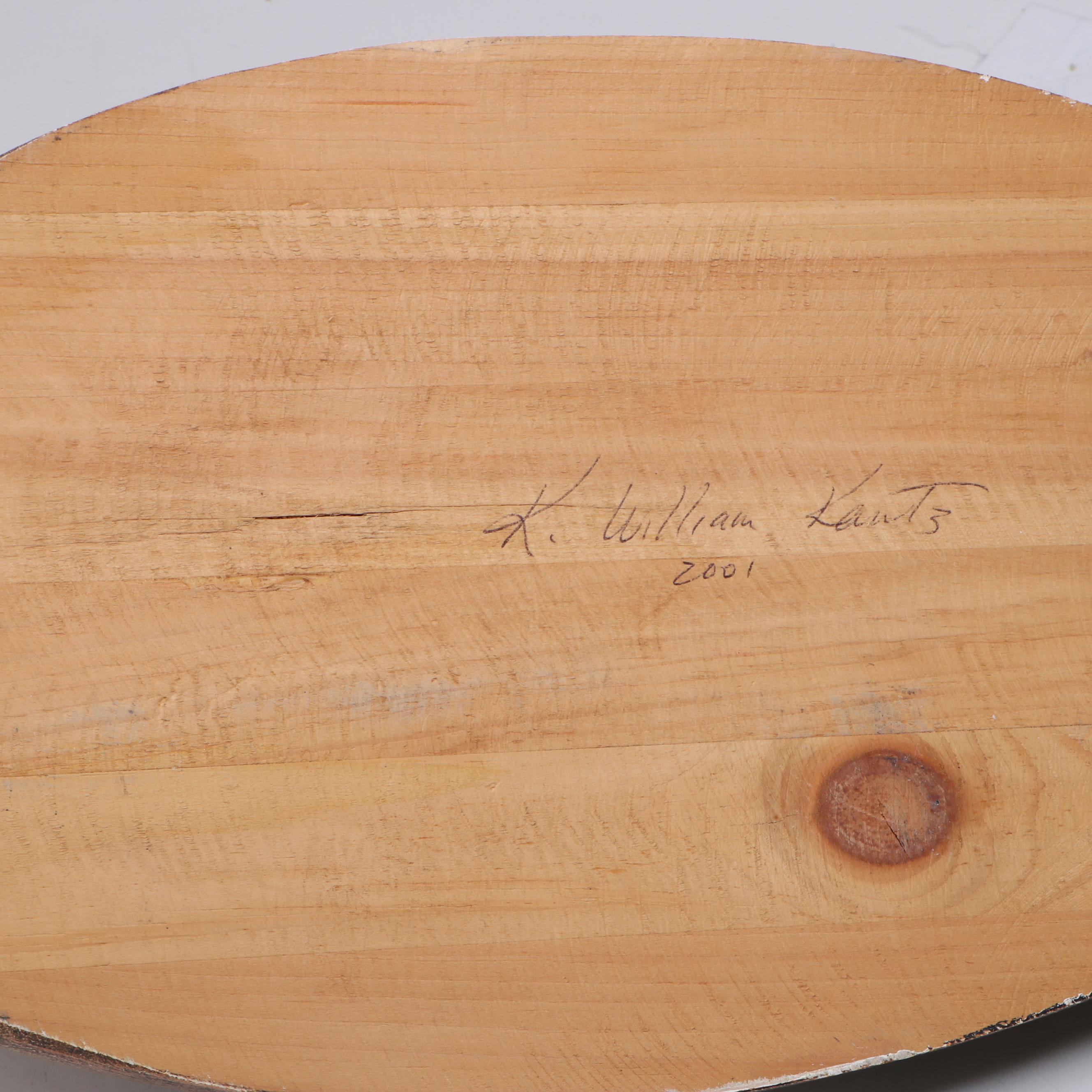 K. William Kautz Hand-Carved and Painted Red-Breasted Merganser, 2001