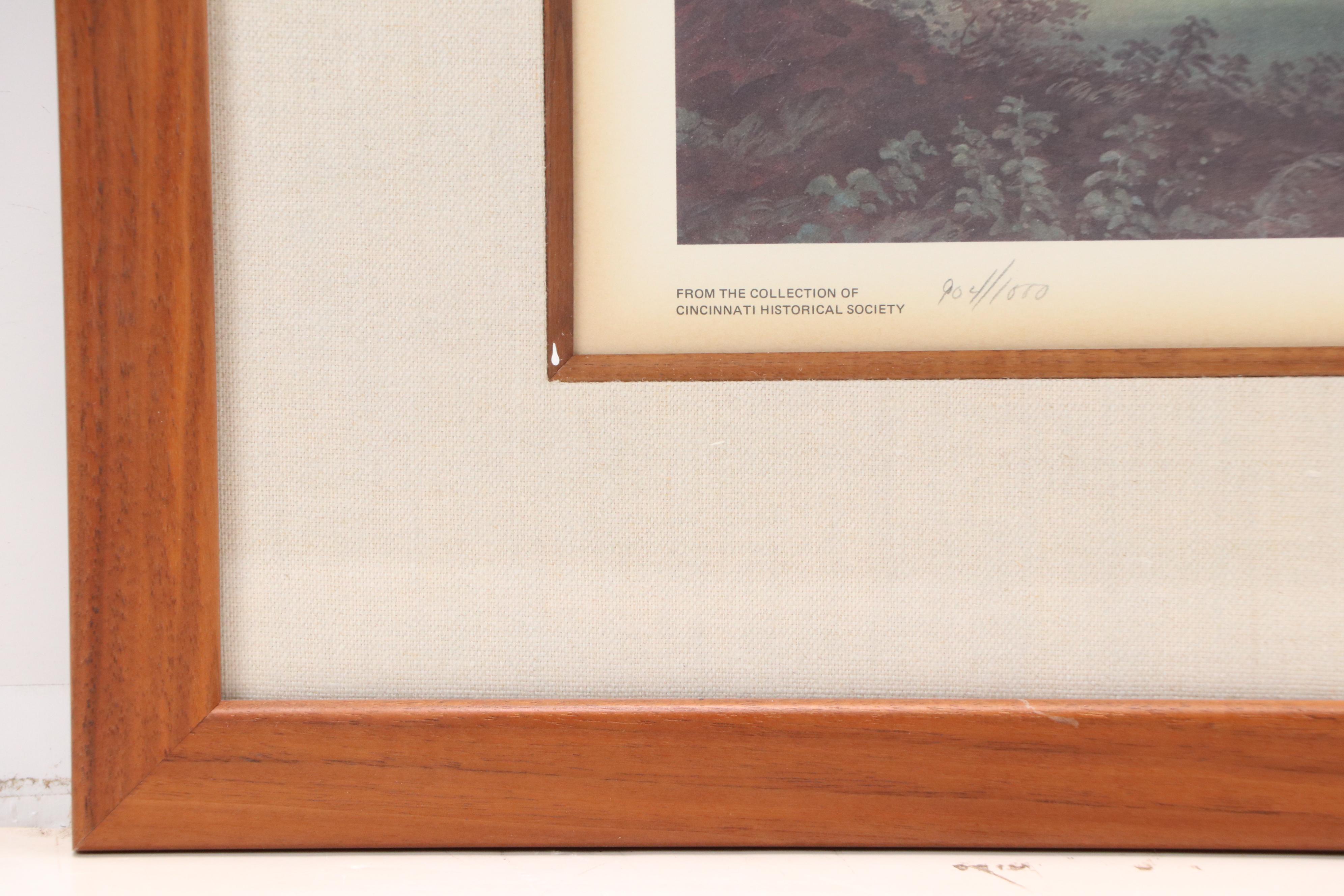 After John Caspar Wild Offset Lithograph "View of Cincinnati..."