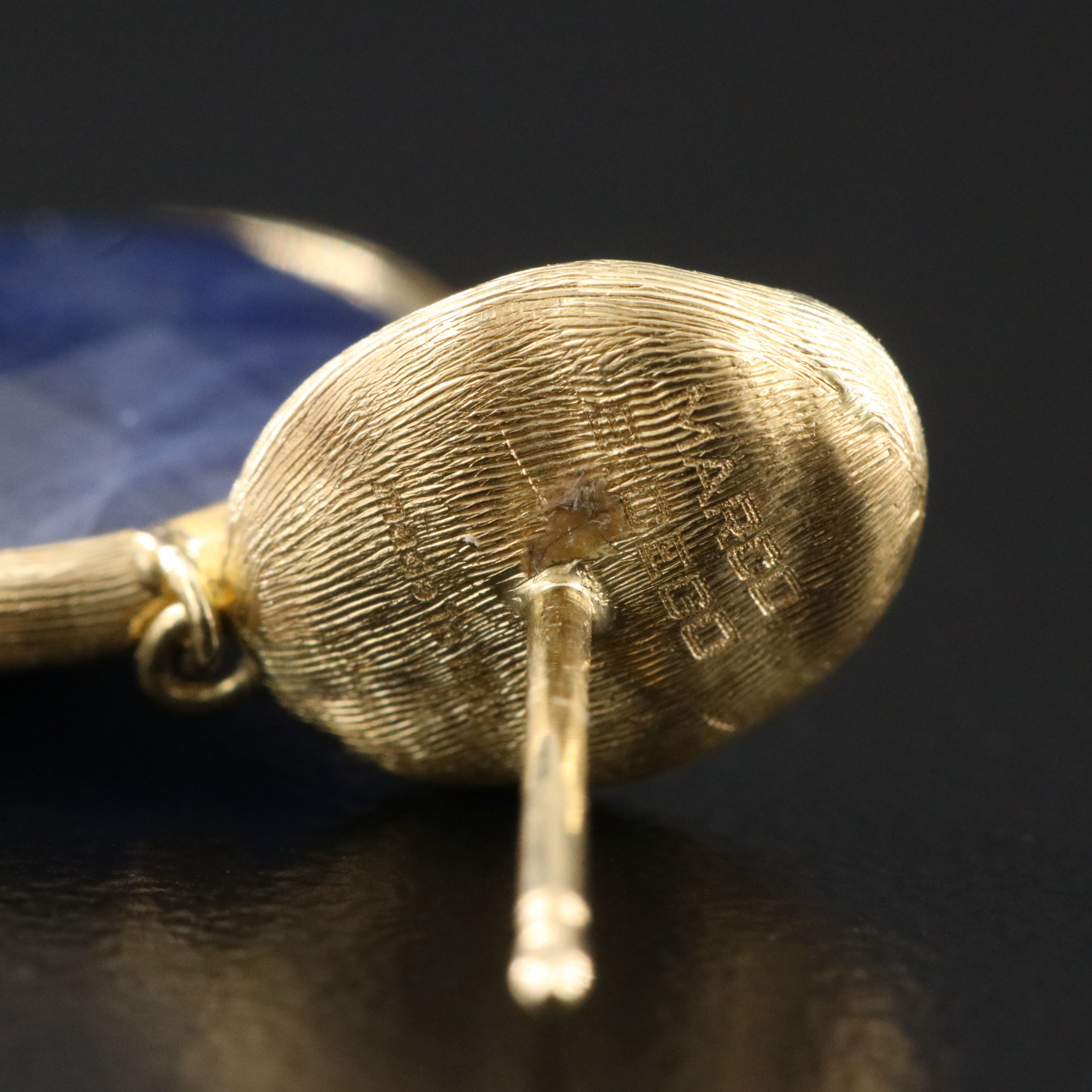 Marco Bicego Jaipur 18K Sapphire Drop Earrings