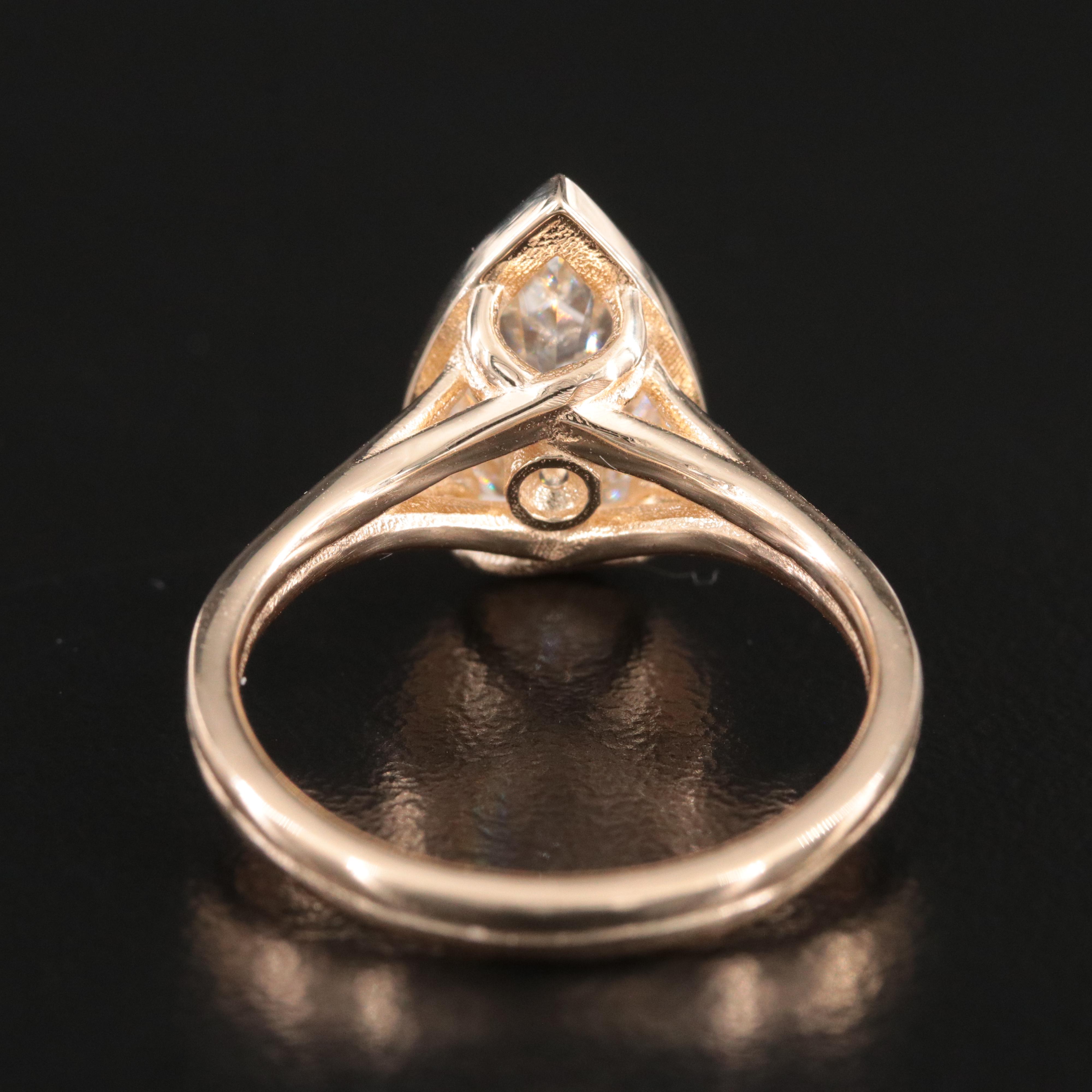 14K 2.38 CT Lab Grown Diamond Solitaire Ring with IGI Report