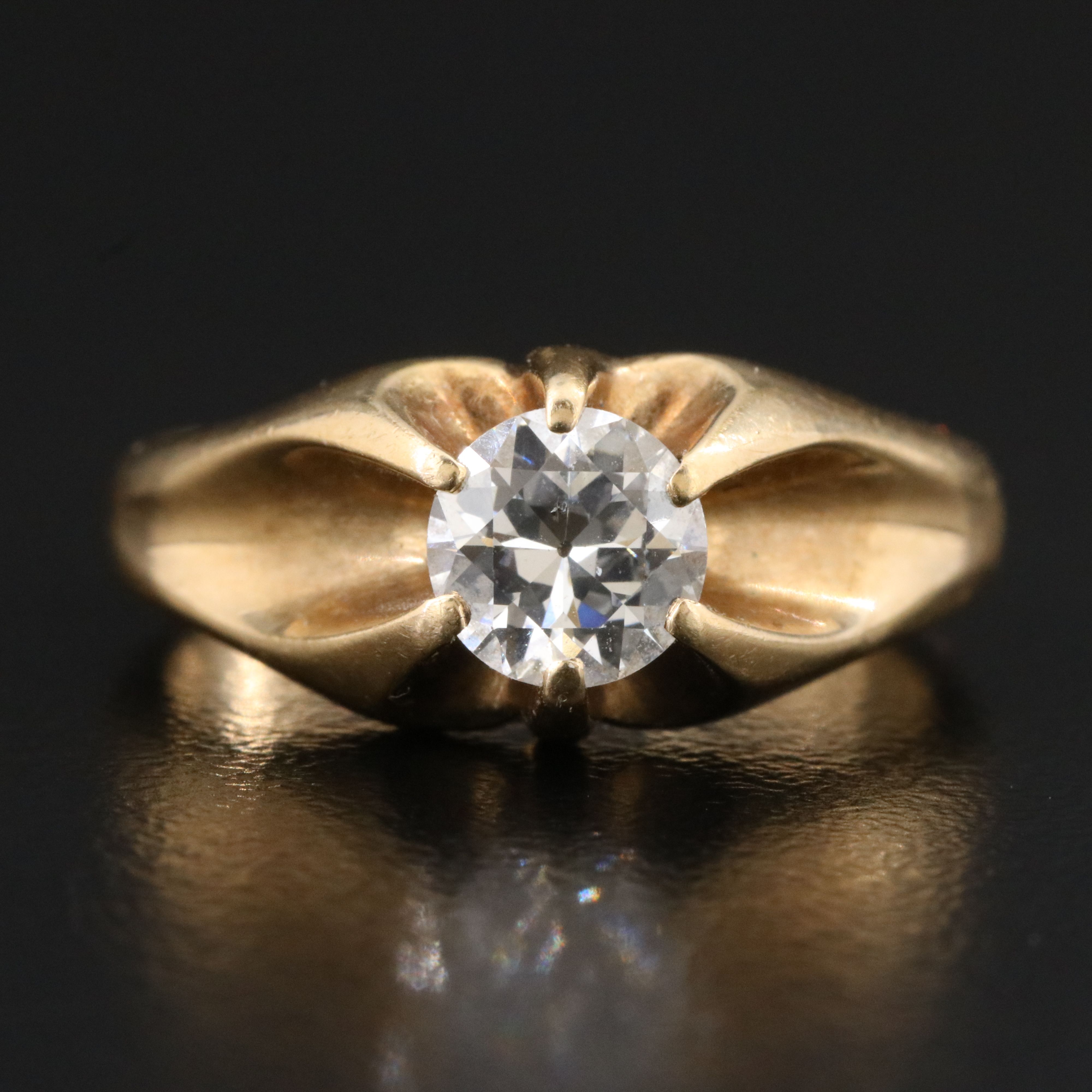 14K 0.72 CT Diamond Ring