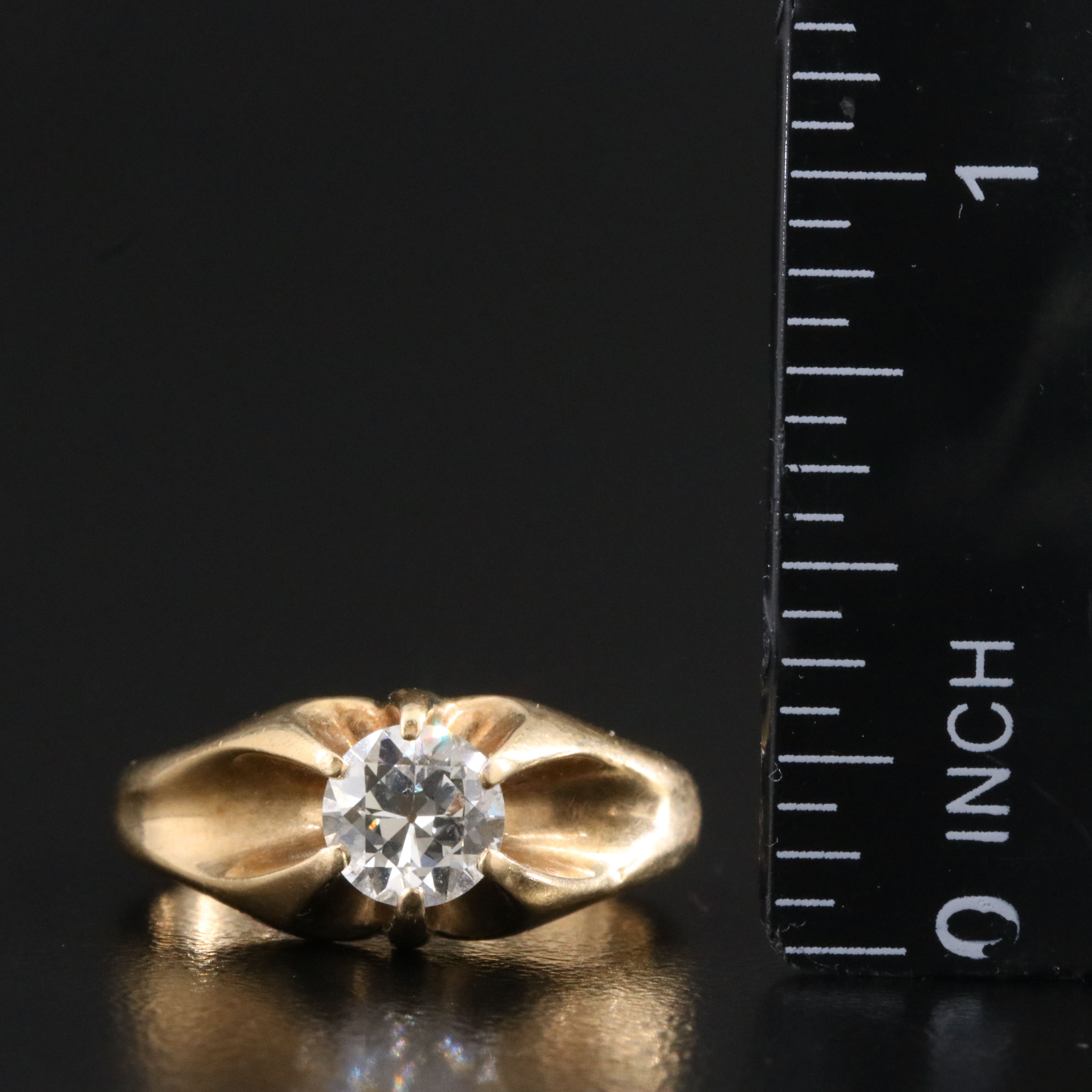 14K 0.72 CT Diamond Ring