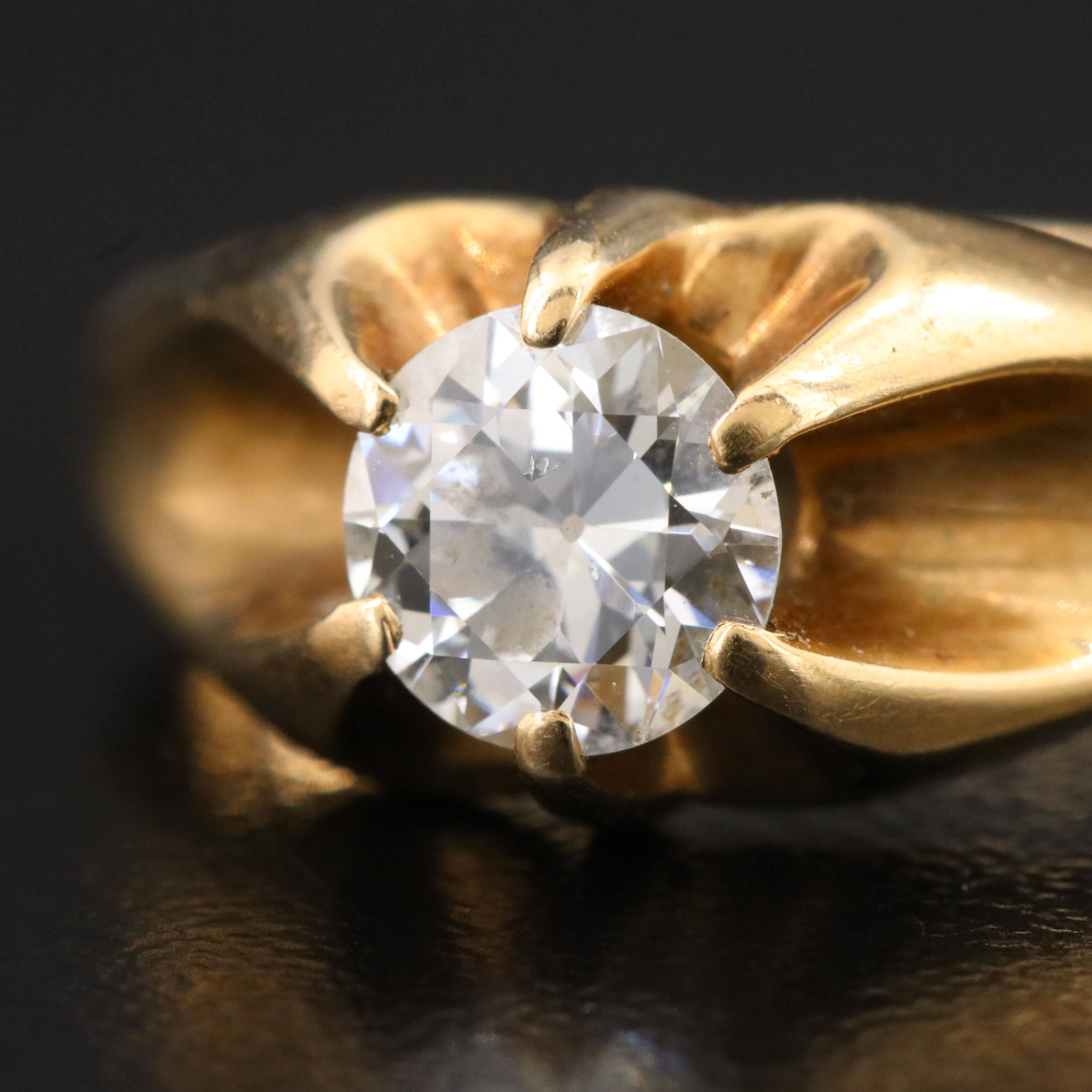 14K 0.72 CT Diamond Ring