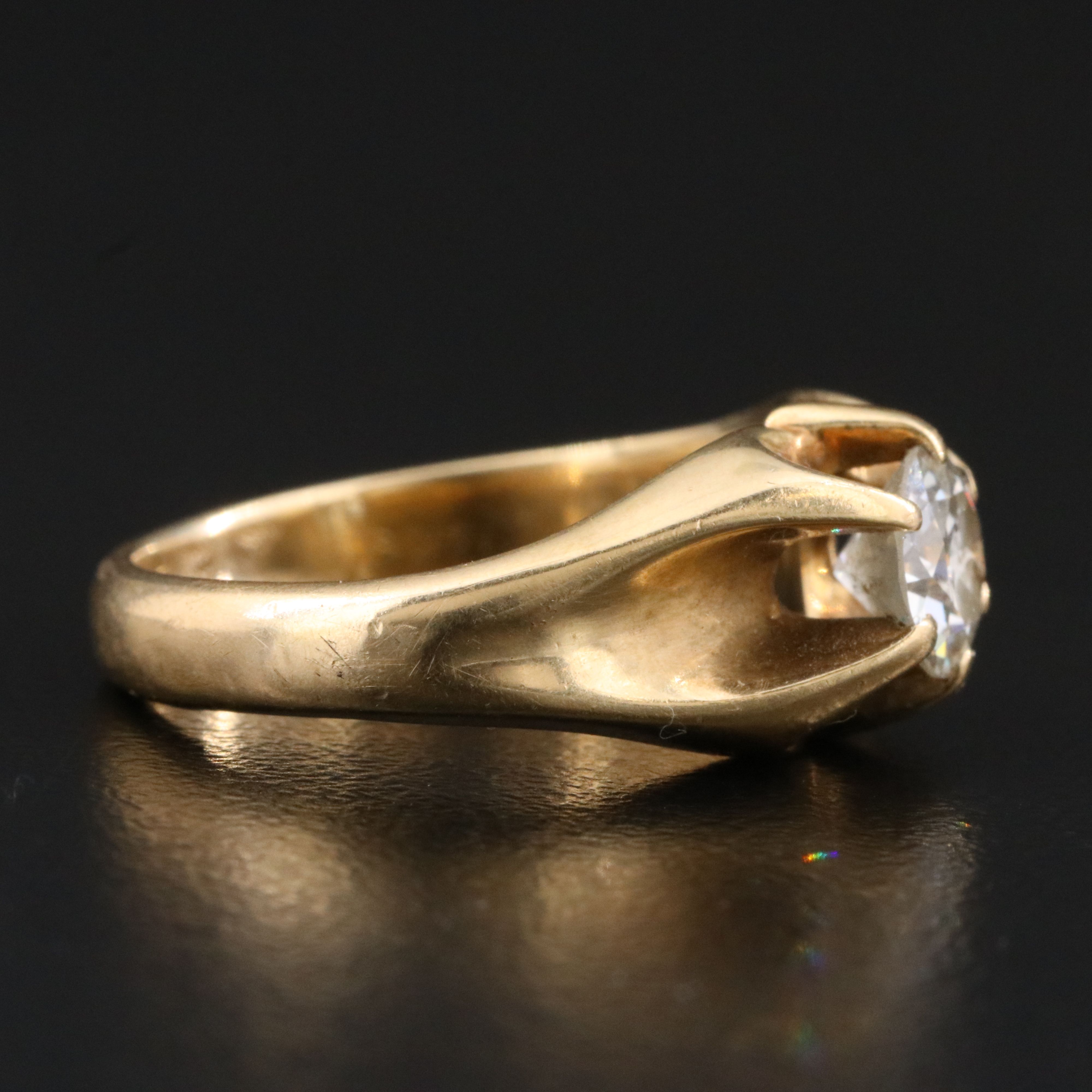 14K 0.72 CT Diamond Ring