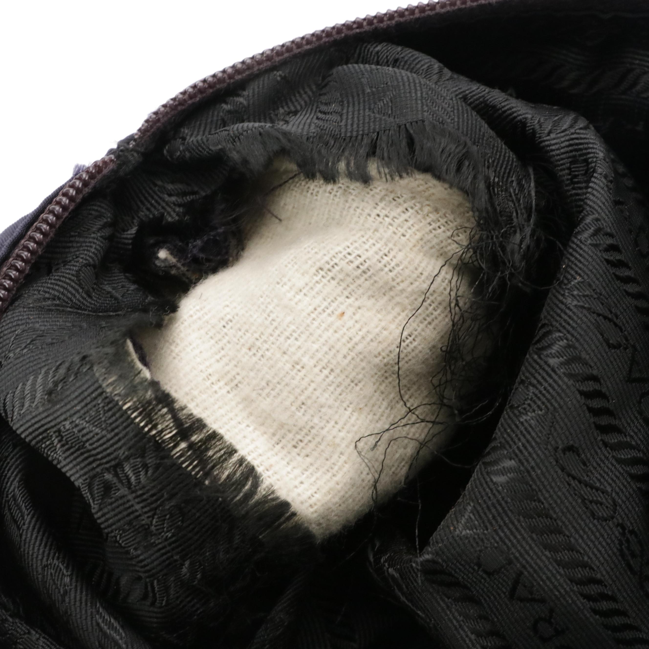 Prada Hobo Shoulder Bag in Purple Tessuto Nylon