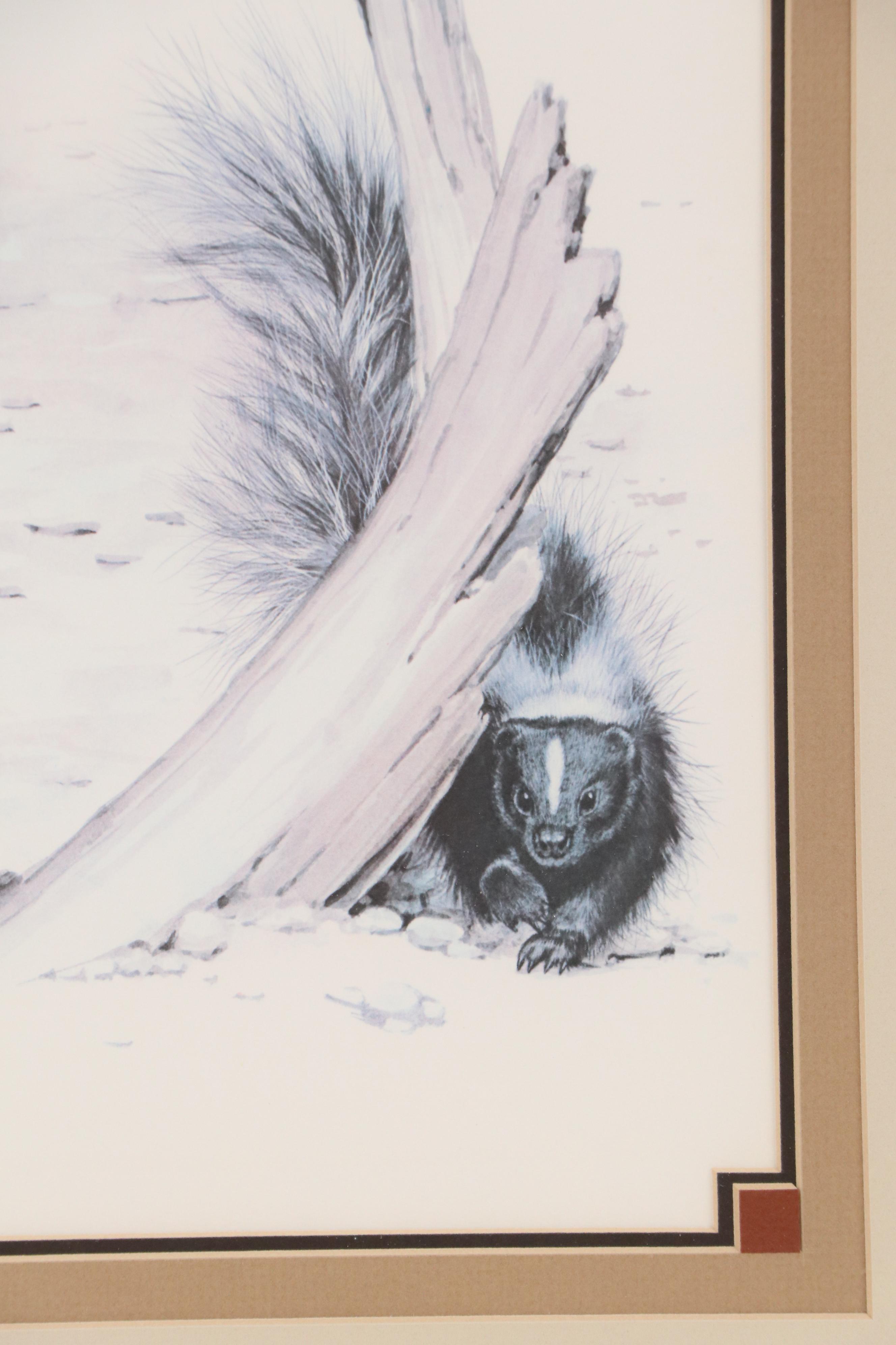 Guy Coheleach Offset Lithograph "Early Warning"