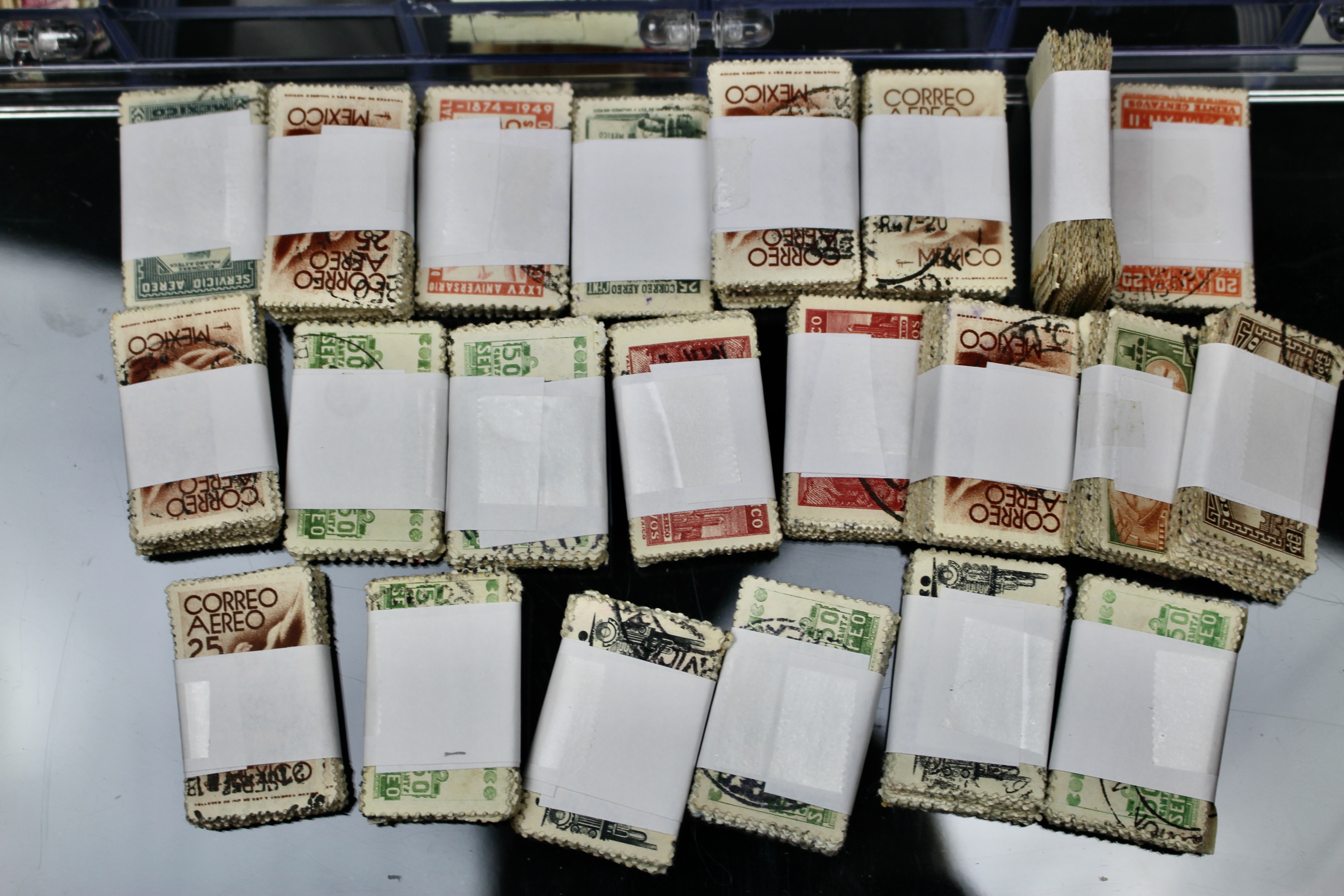 Nine-Pound Box of Postage Stamps, U.S. Foreign, Covers and More