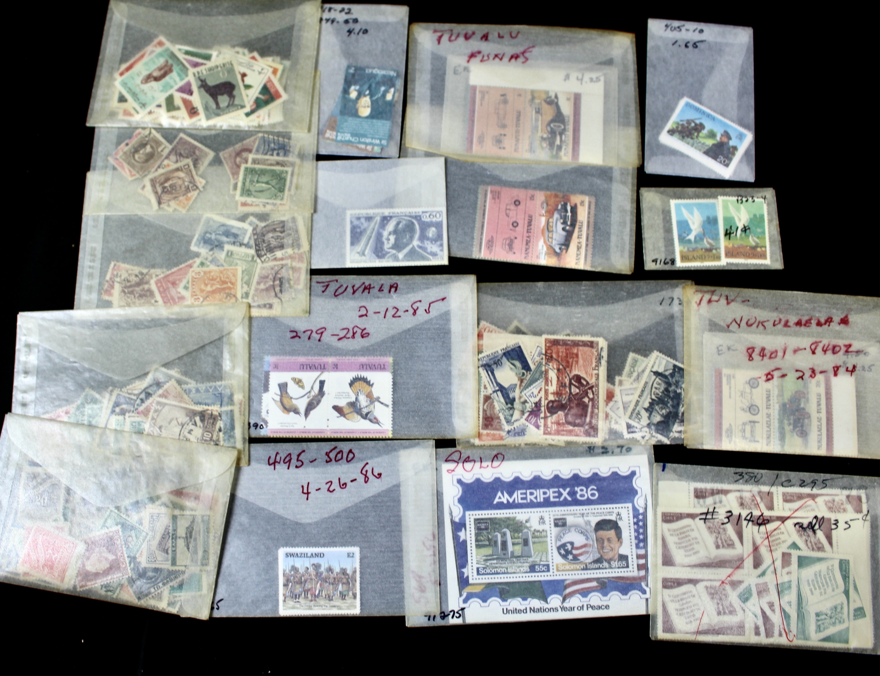 Nine-Pound Box of Postage Stamps, U.S. Foreign, Covers and More