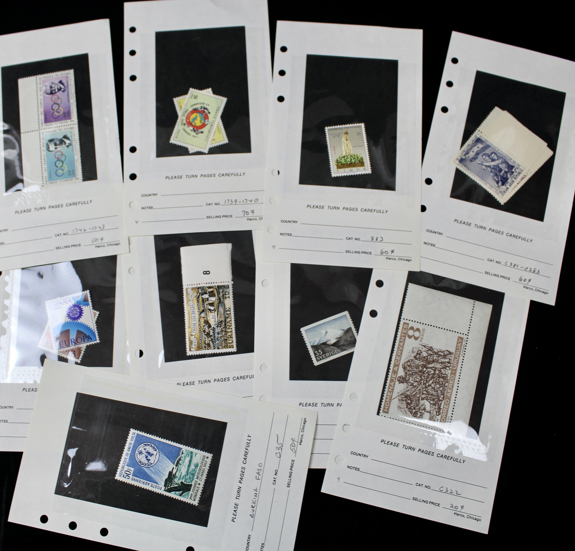 Nine-Pound Box of Postage Stamps, U.S. Foreign, Covers and More