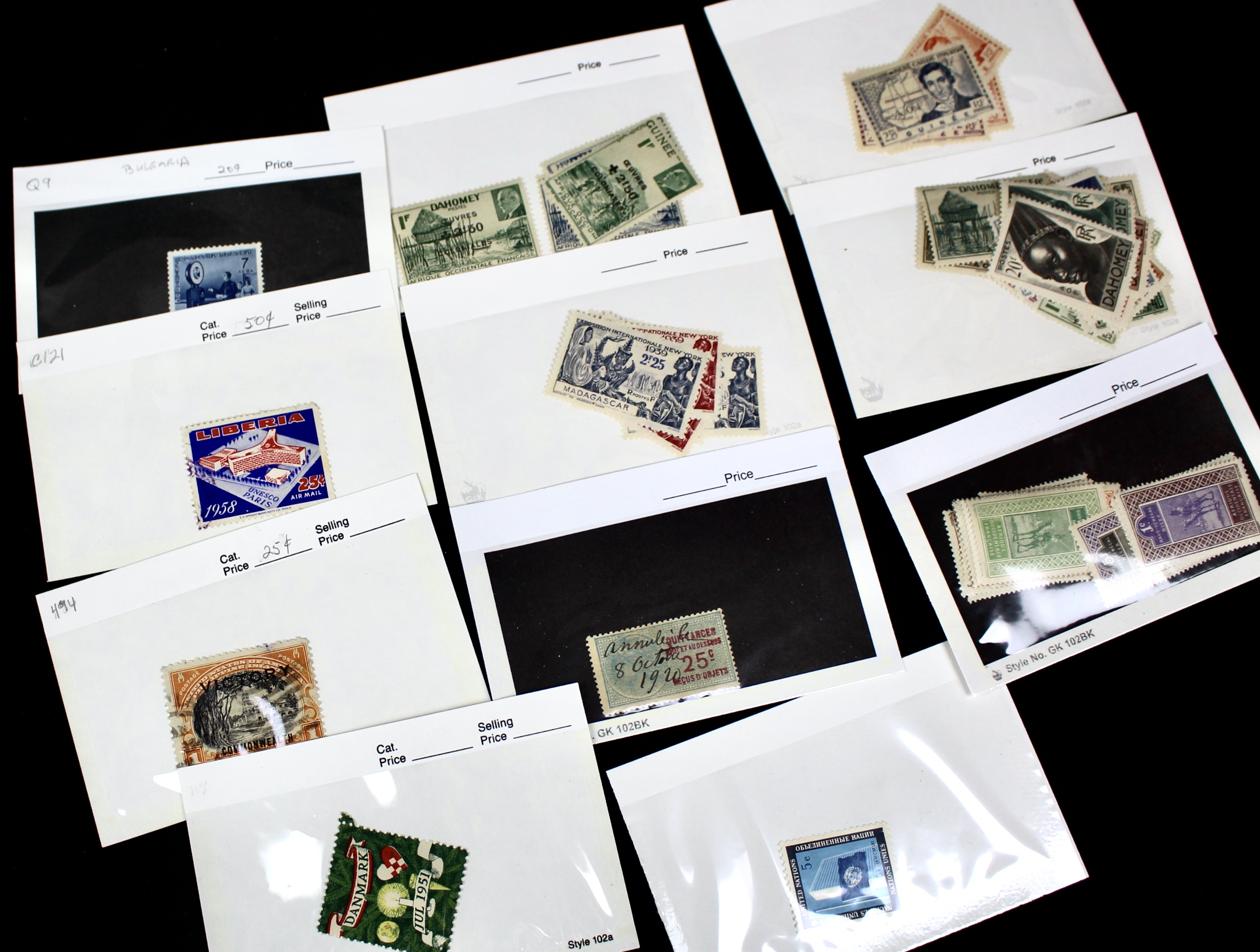 Nine-Pound Box of Postage Stamps, U.S. Foreign, Covers and More