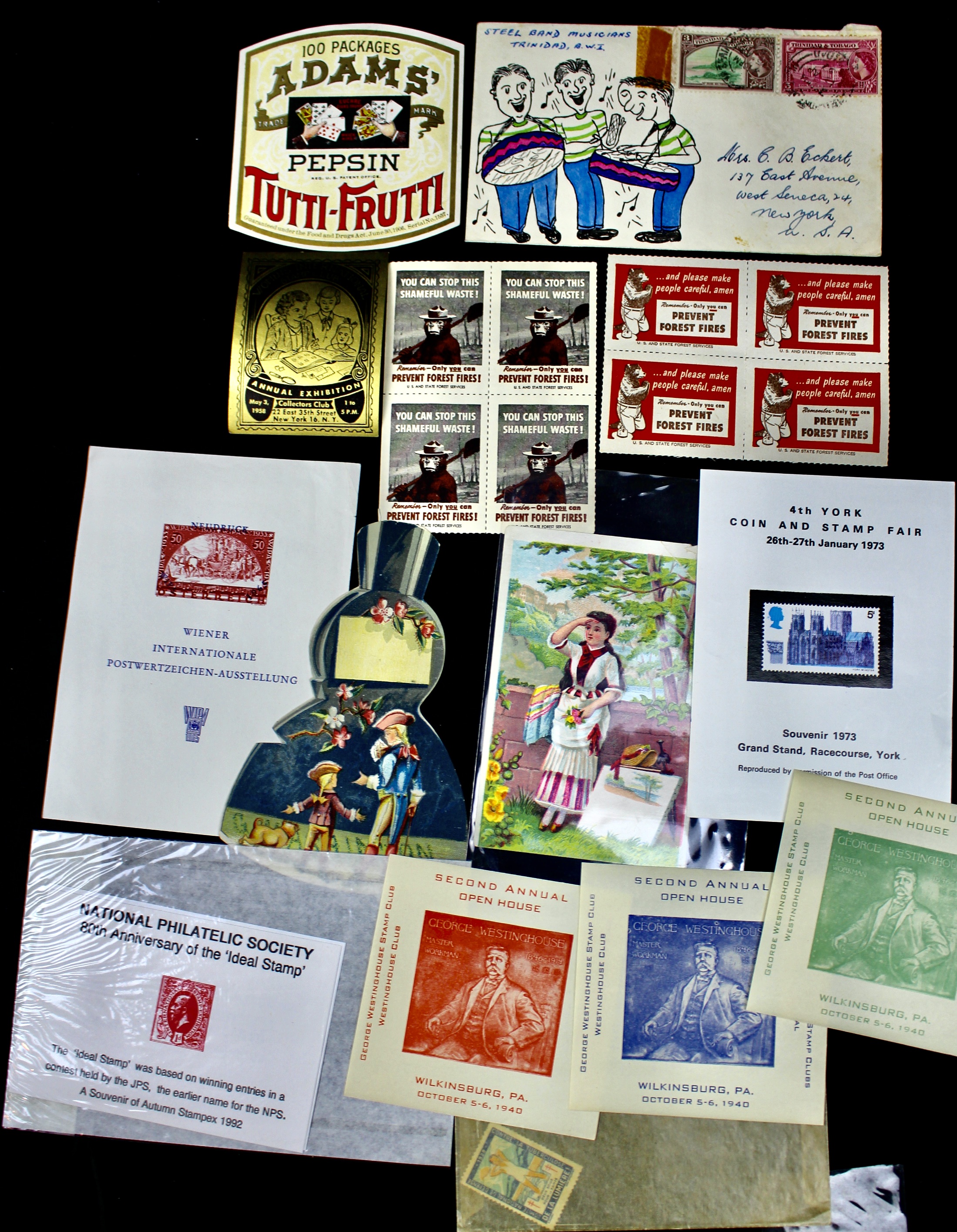 Nine-Pound Box of Postage Stamps, U.S. Foreign, Covers and More