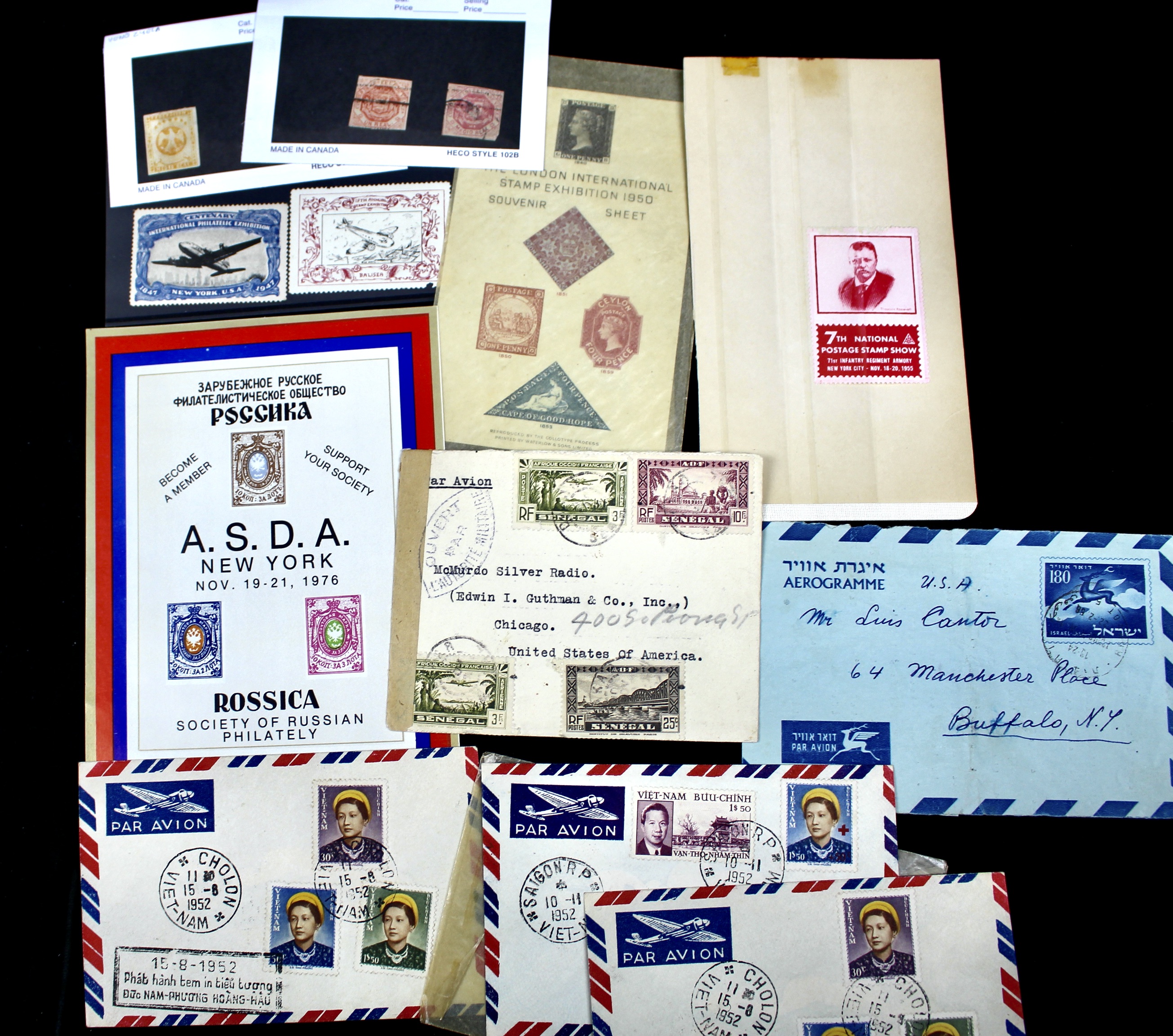 Nine-Pound Box of Postage Stamps, U.S. Foreign, Covers and More