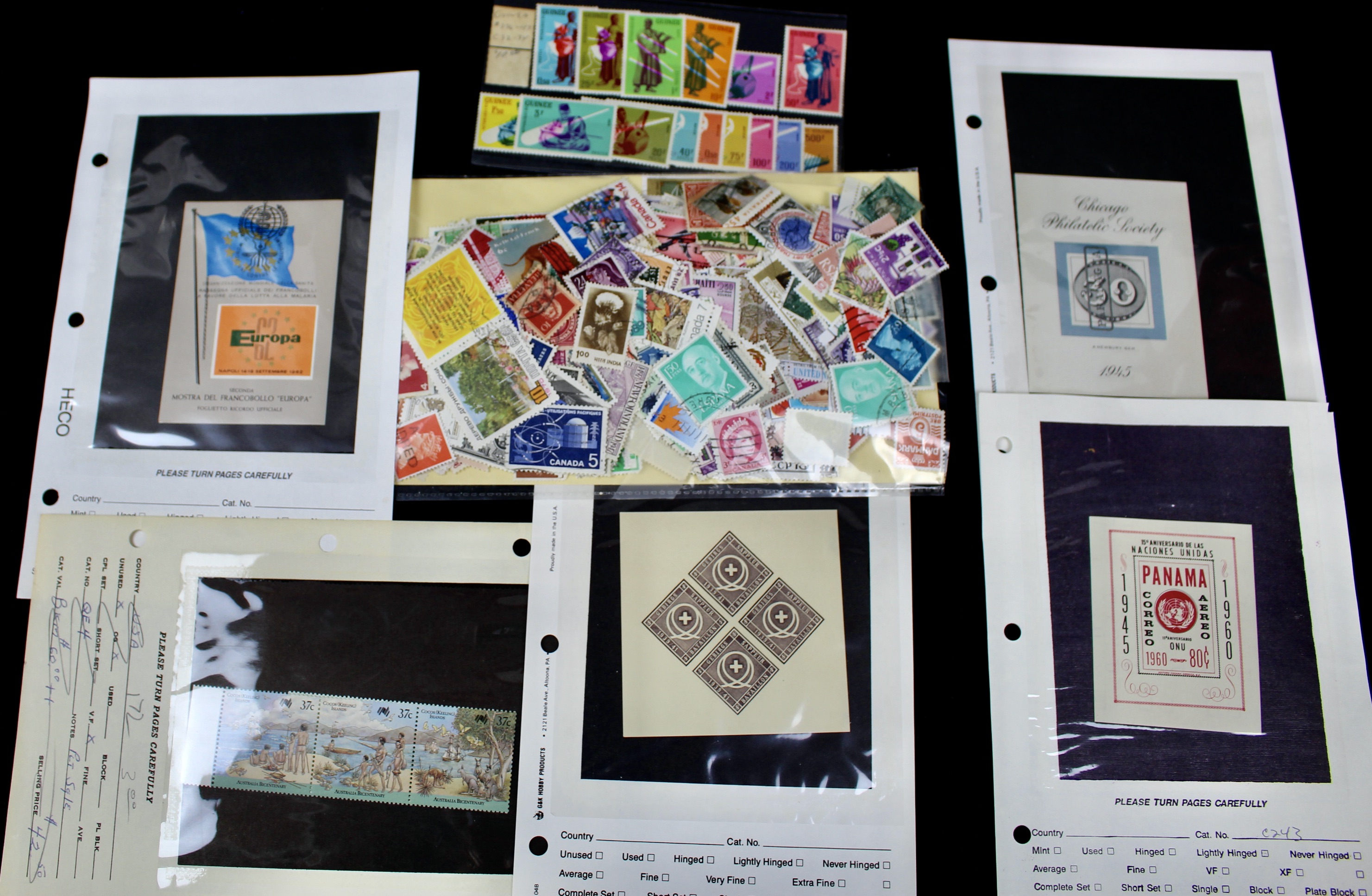 Nine-Pound Box of Postage Stamps, U.S. Foreign, Covers and More