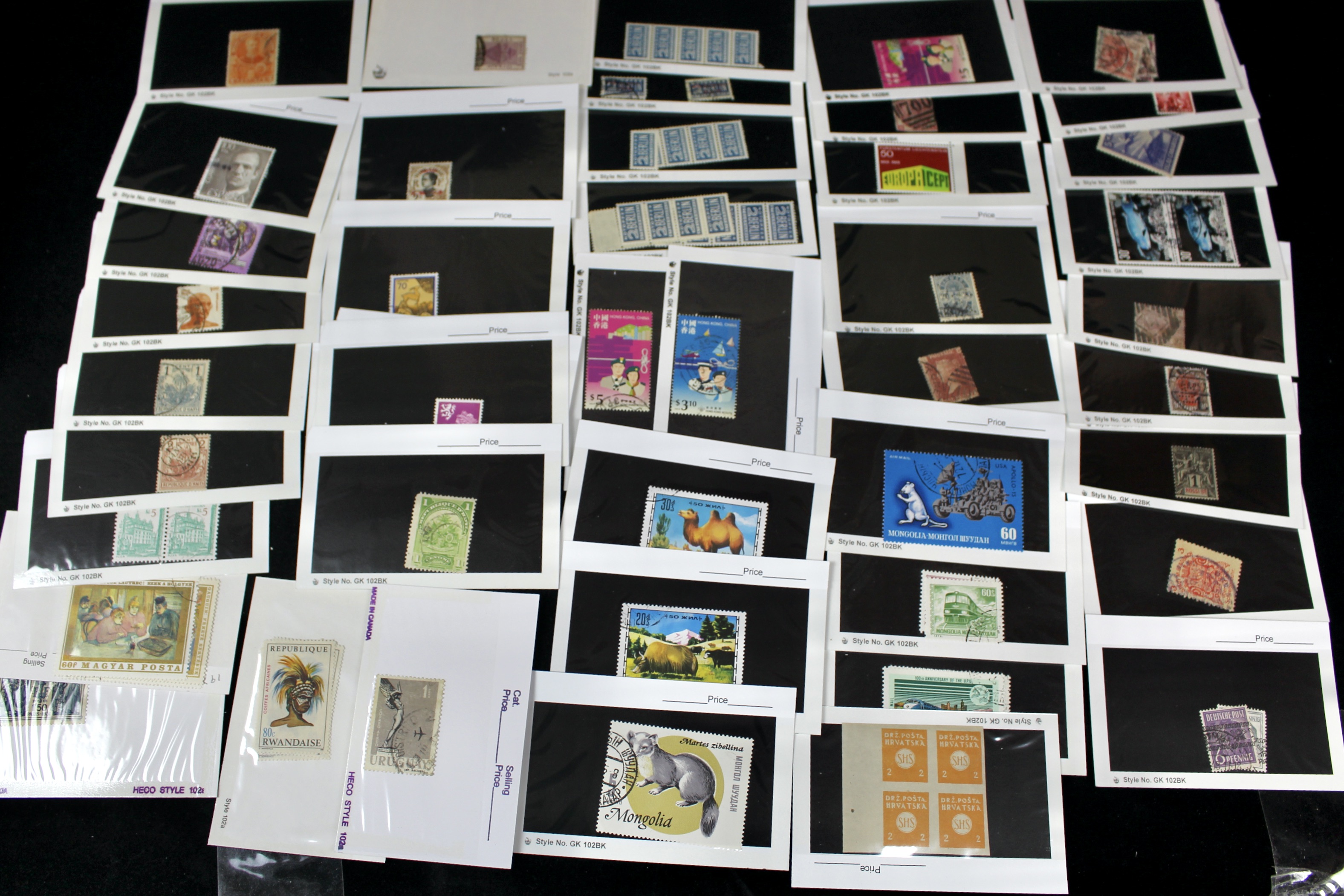 Nine-Pound Box of Postage Stamps, U.S. Foreign, Covers and More