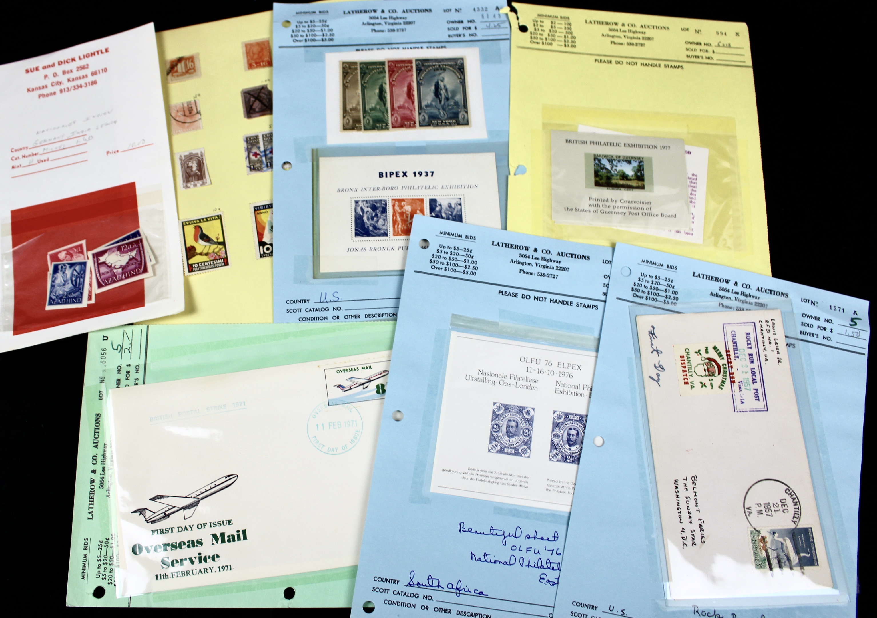 Nine-Pound Box of Postage Stamps, U.S. Foreign, Covers and More