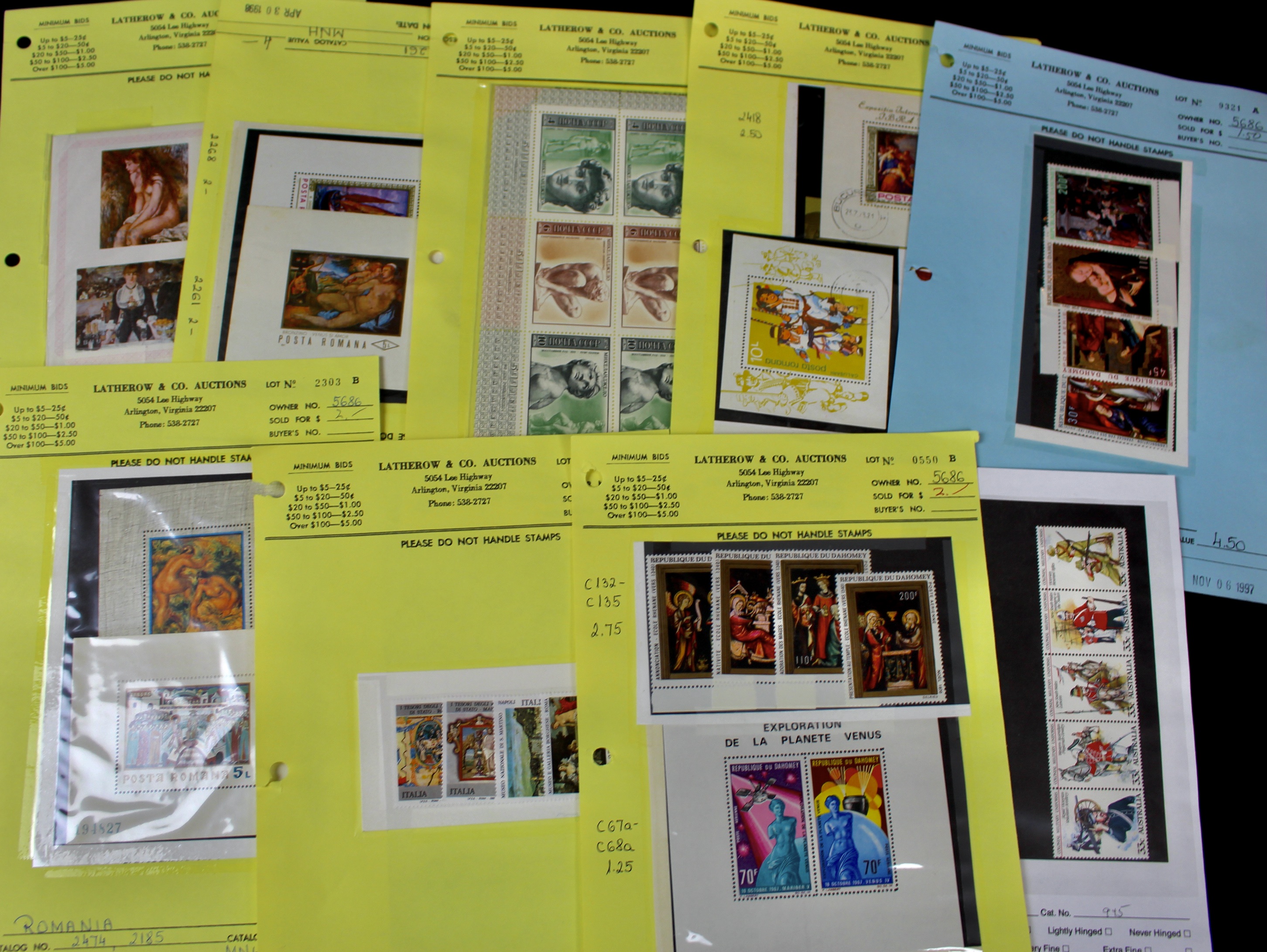 Nine-Pound Box of Postage Stamps, U.S. Foreign, Covers and More