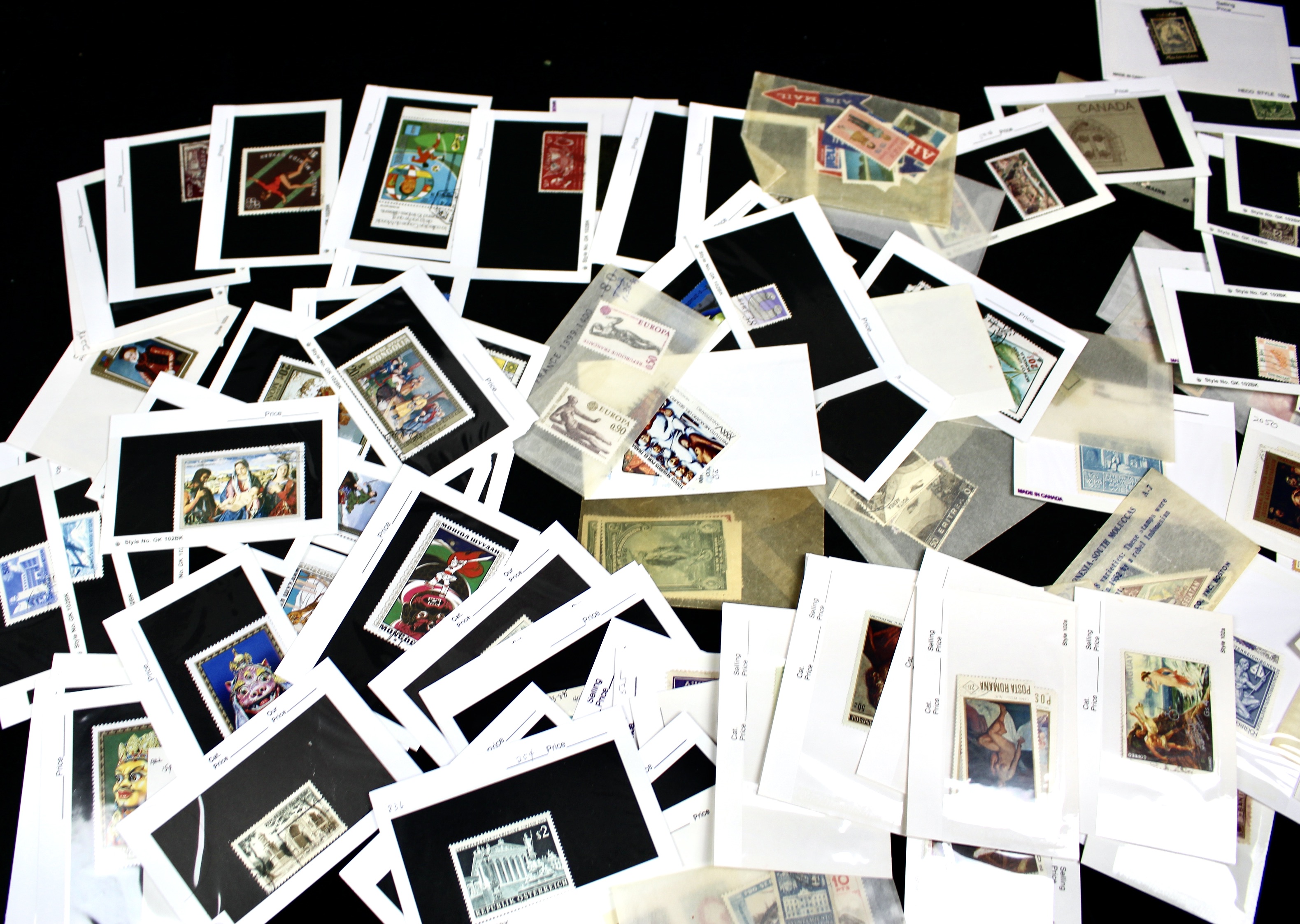 Nine-Pound Box of Postage Stamps, U.S. Foreign, Covers and More