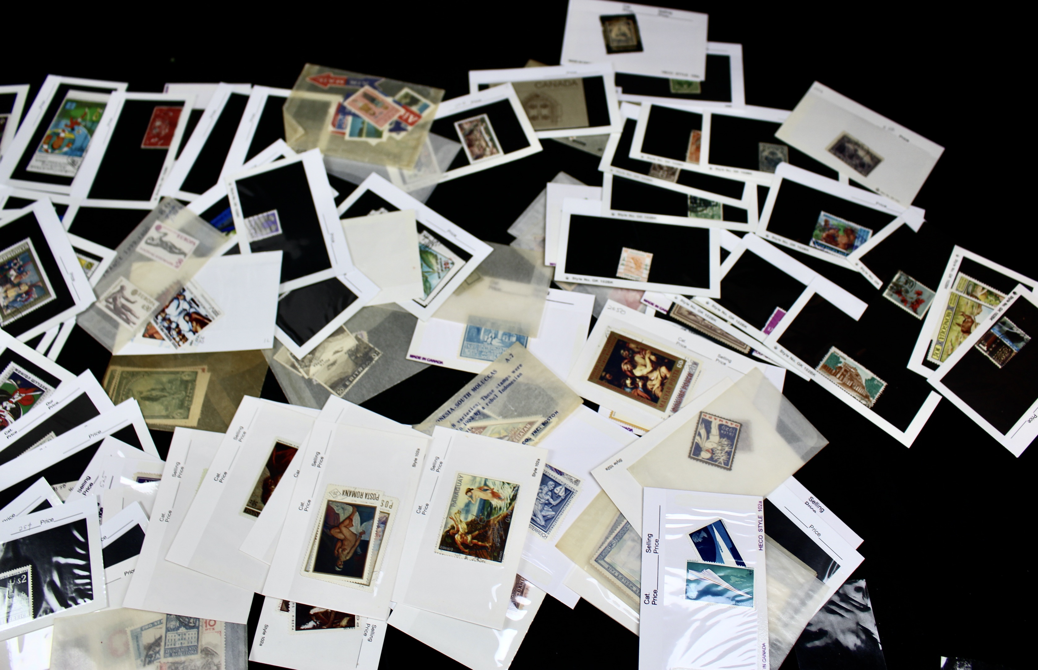 Nine-Pound Box of Postage Stamps, U.S. Foreign, Covers and More