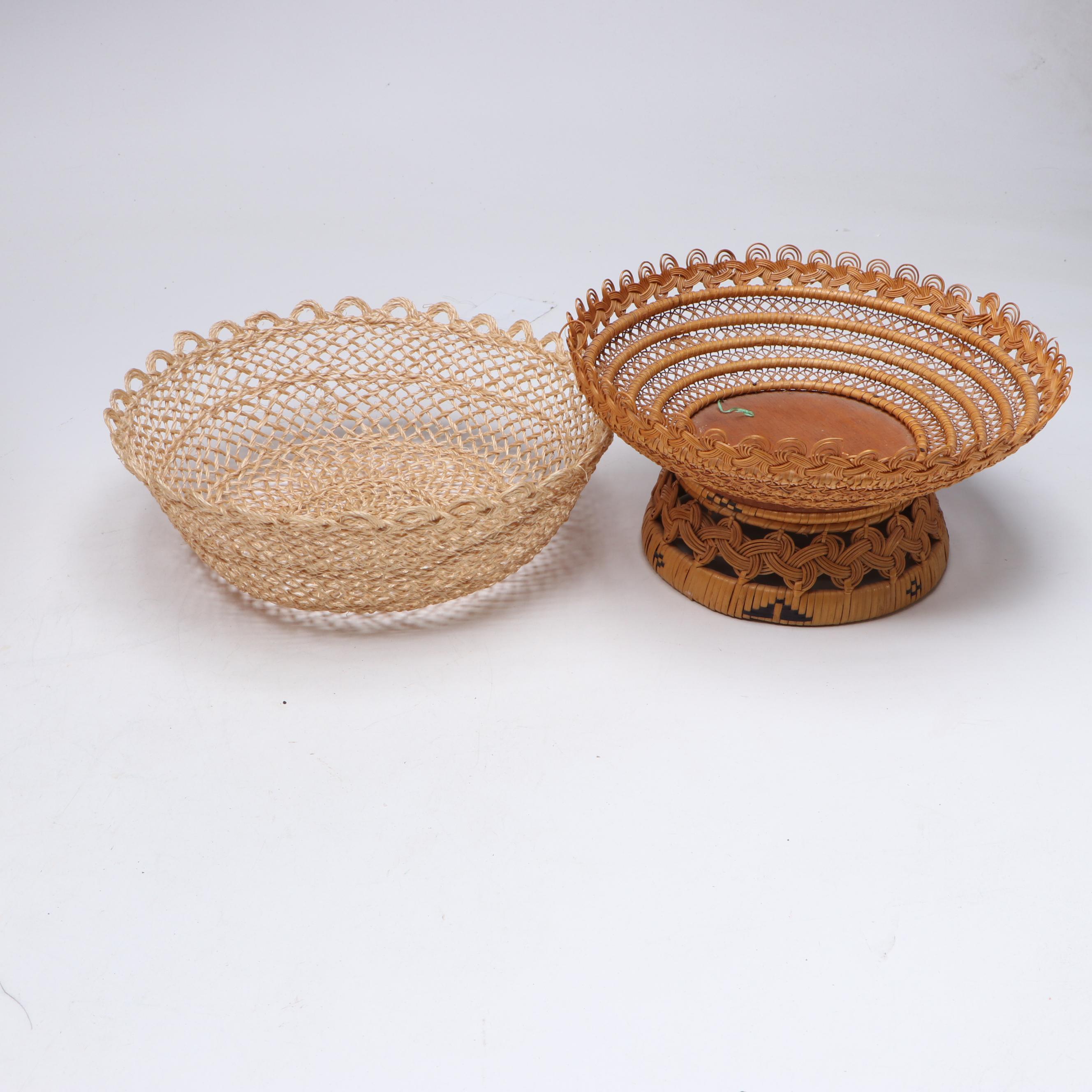 Bamboo Steamer with Woven Bamboo Baskets and Other Décor
