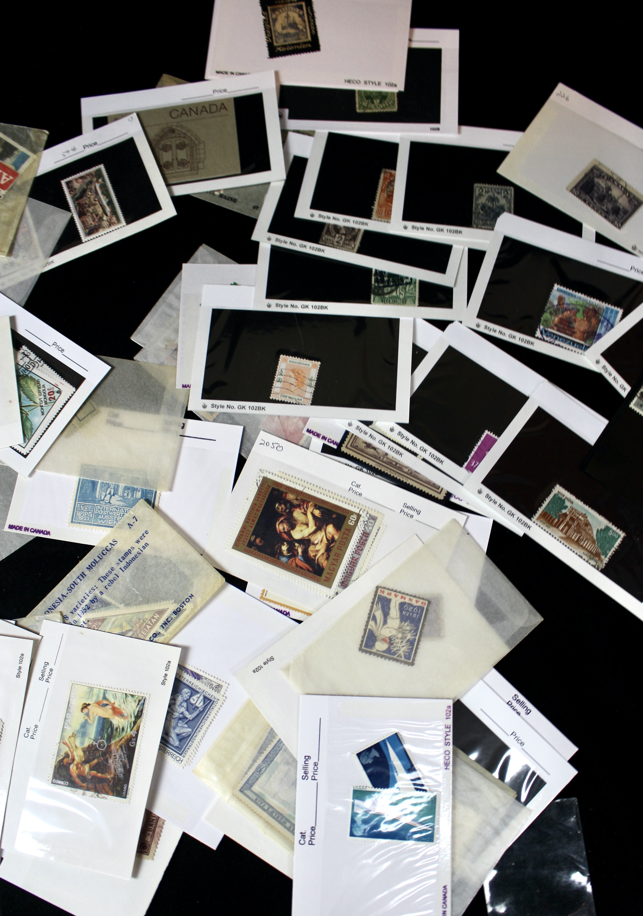 Nine-Pound Box of Postage Stamps, U.S. Foreign, Covers and More